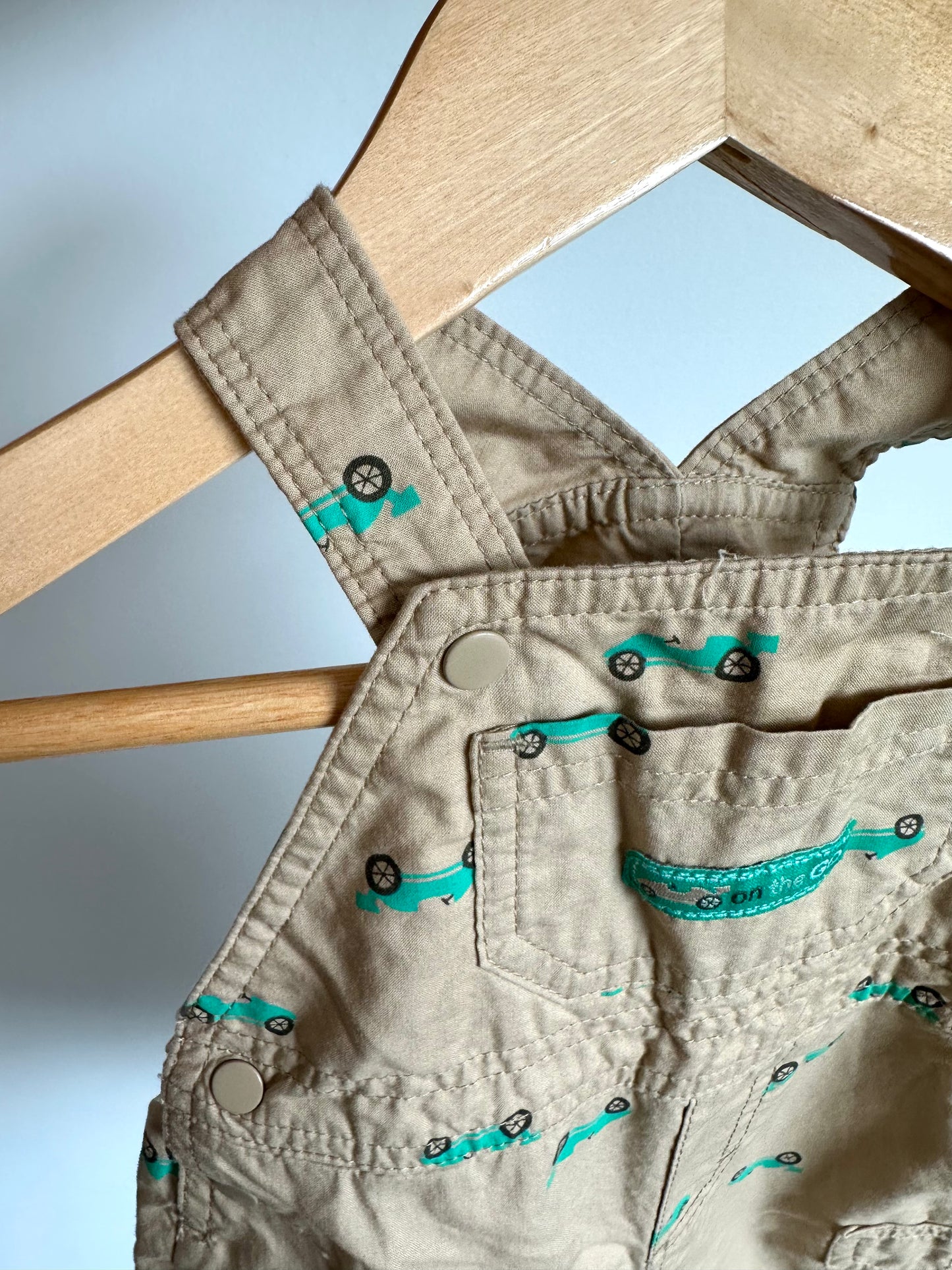 On the Go! Tan Overalls / 6m