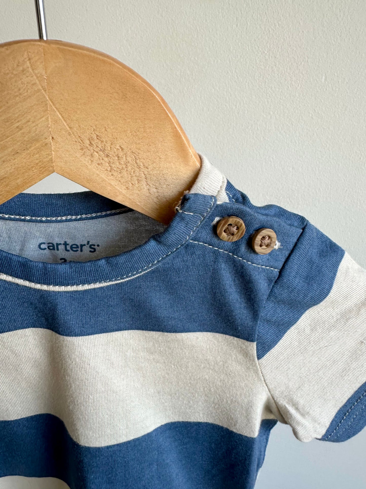 Cream + Navy T-Shrt / 3m