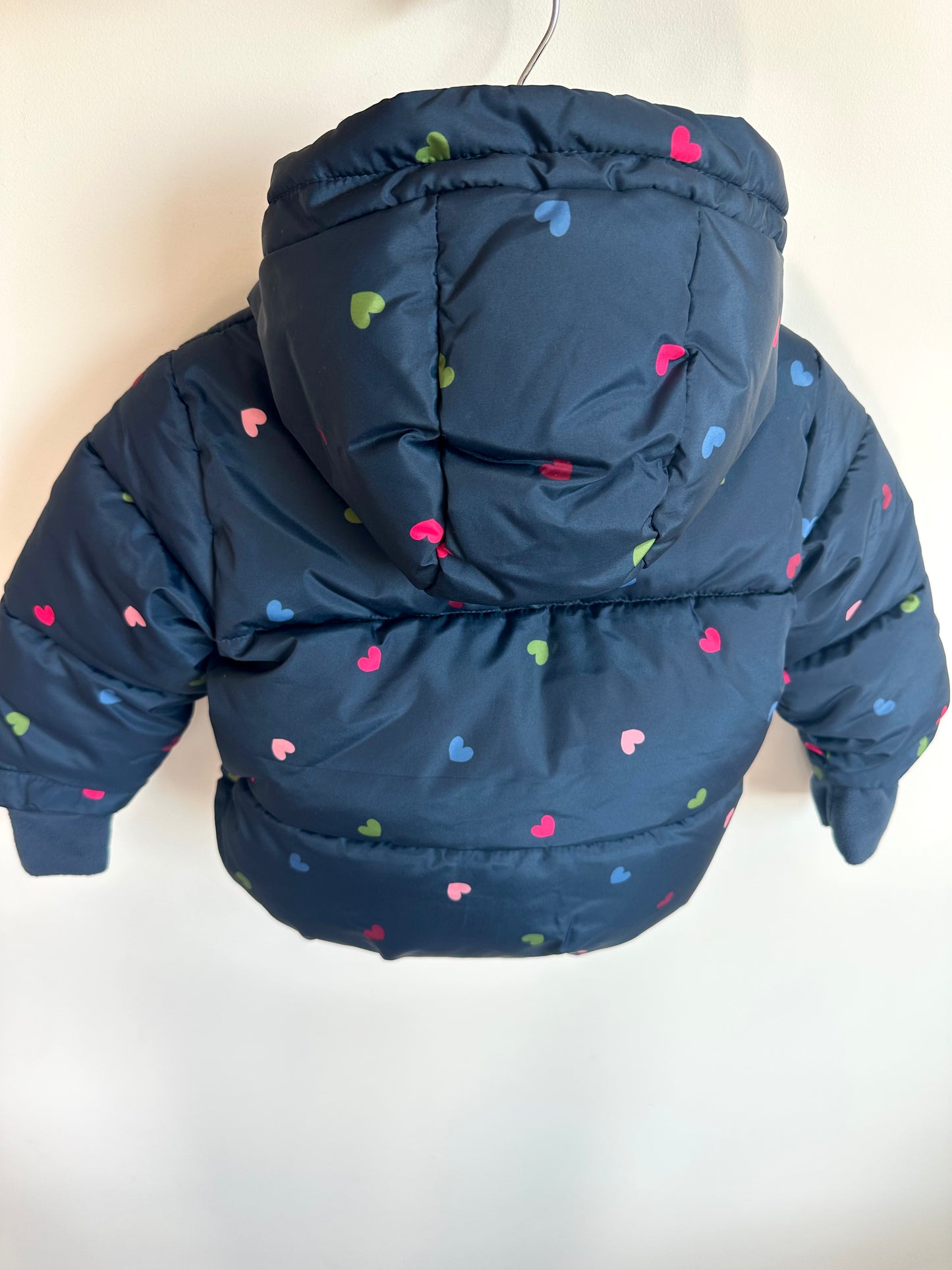 Gap Navy Puffer Jacket / 12-18m