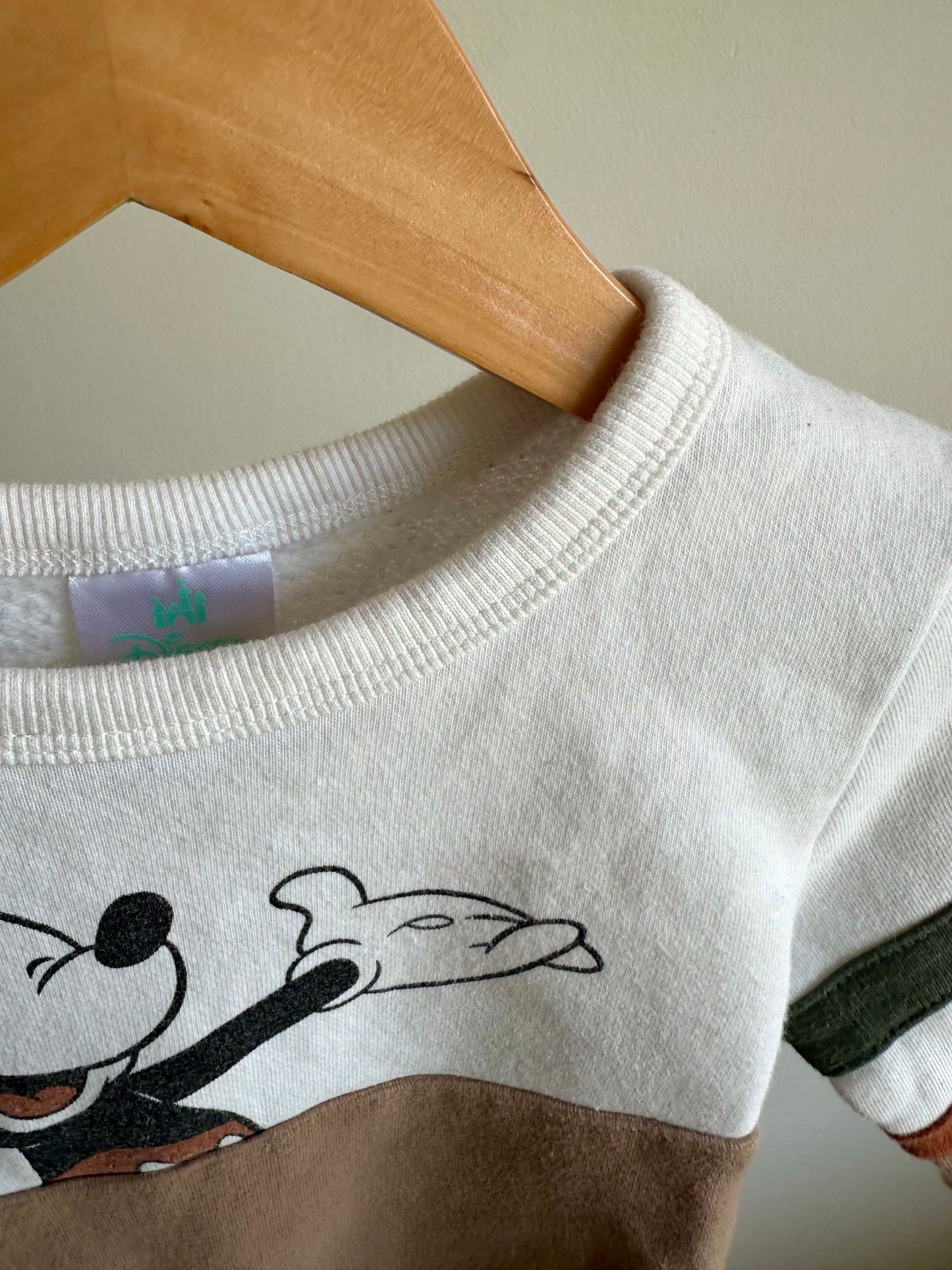 Mickey Sweater with Arm Stripes / 18m