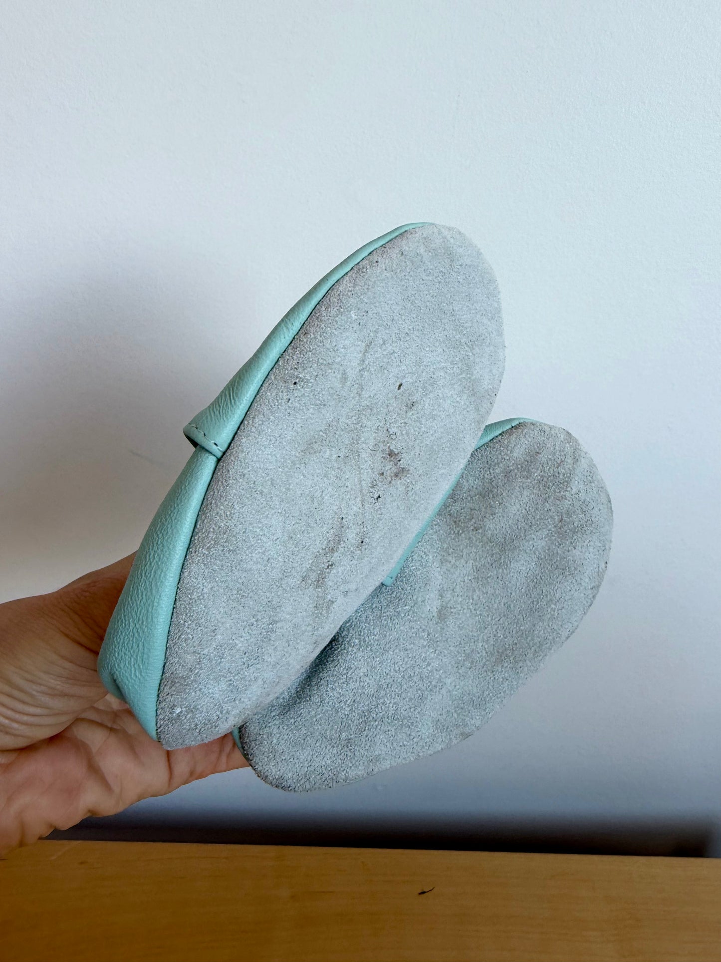 Teal Duck Soft Sole Shoes / 12-18m