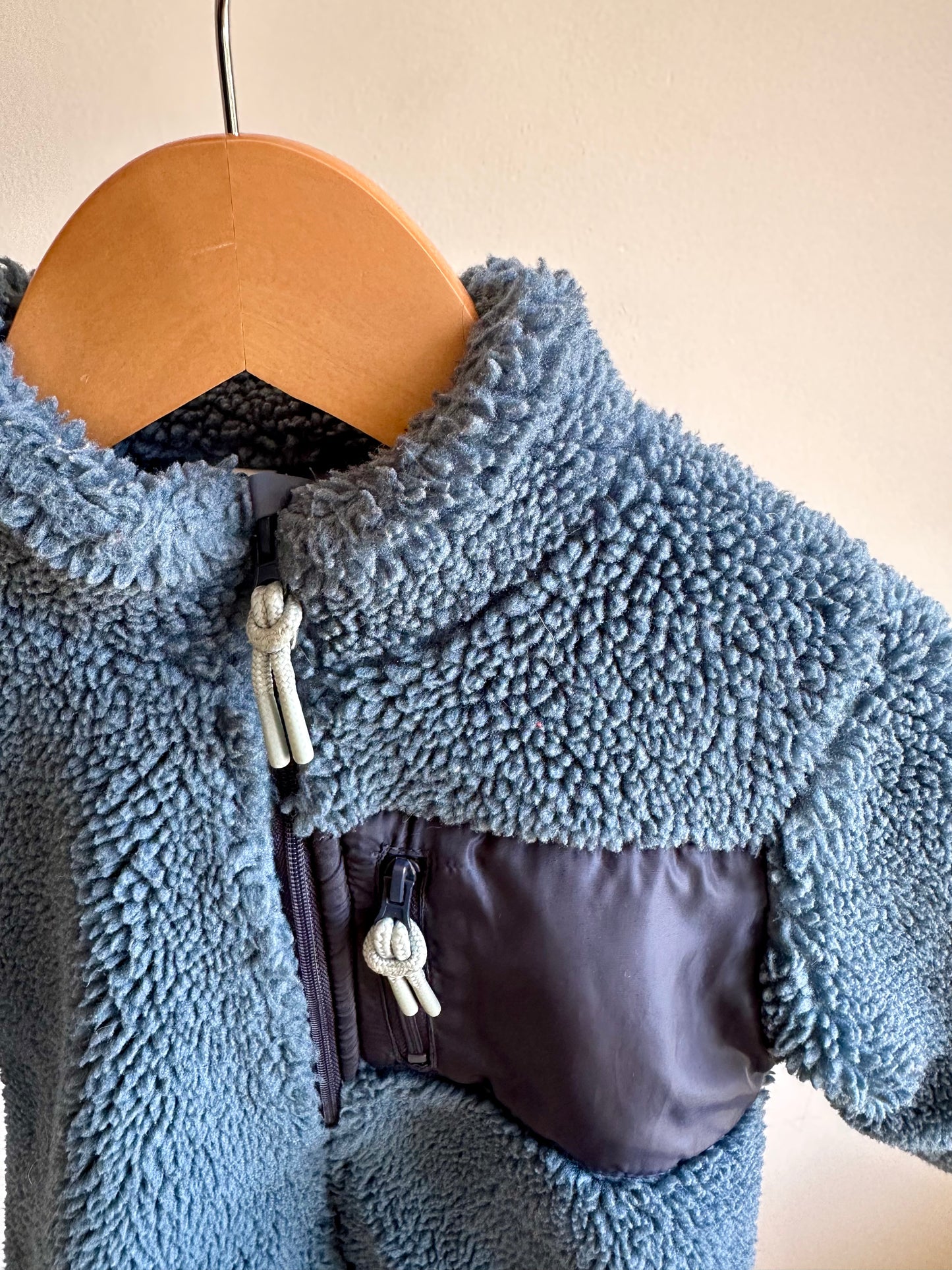 H&M Fleece Zippered Sweater / 12-18m