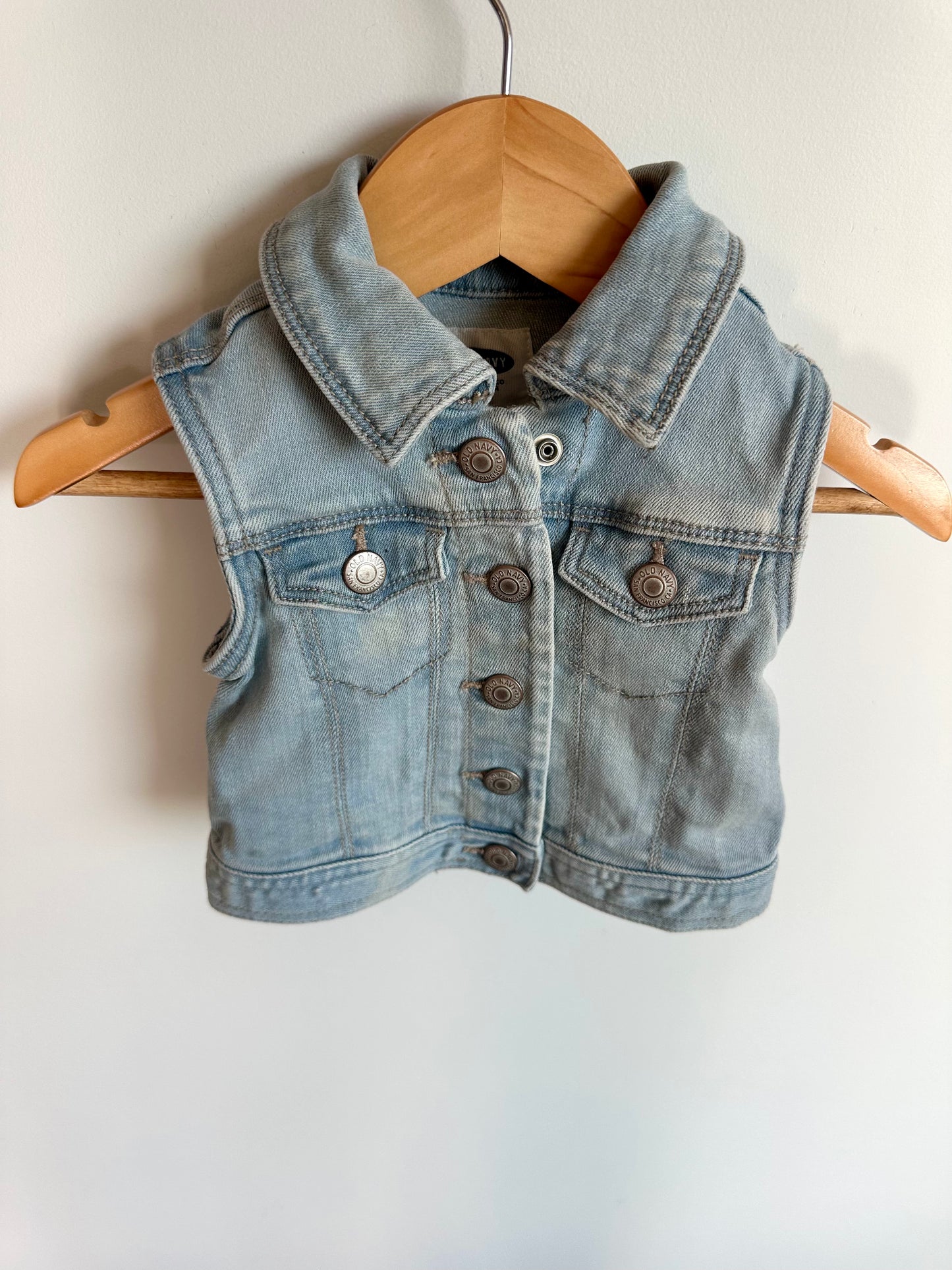 Denim Vest / 12-18m