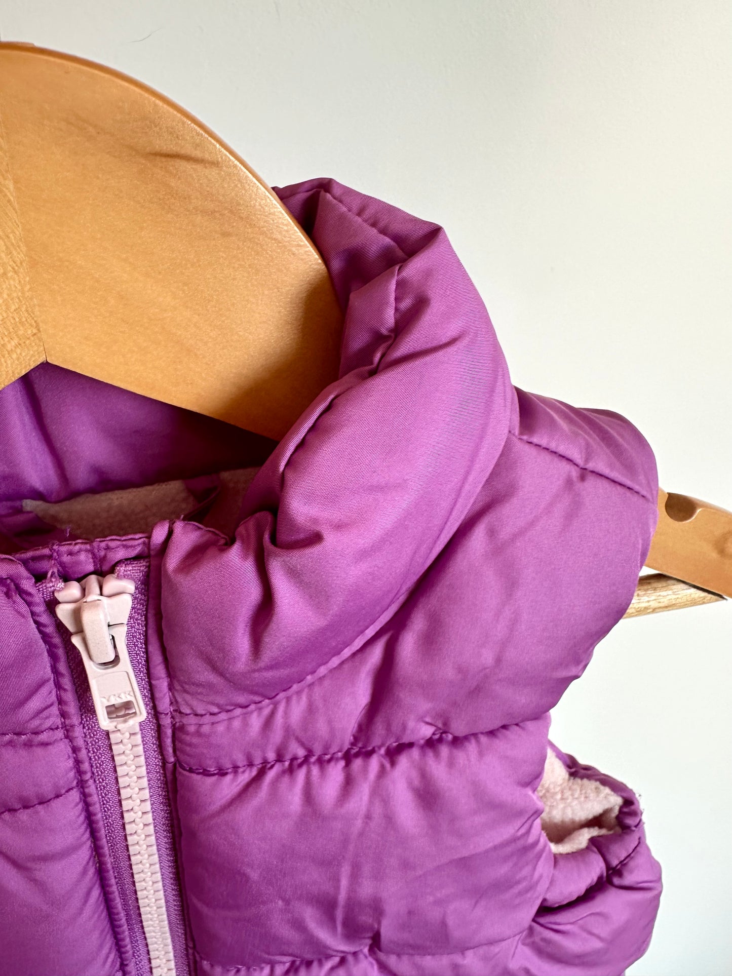 Purple Puffer Vest / 12-18m