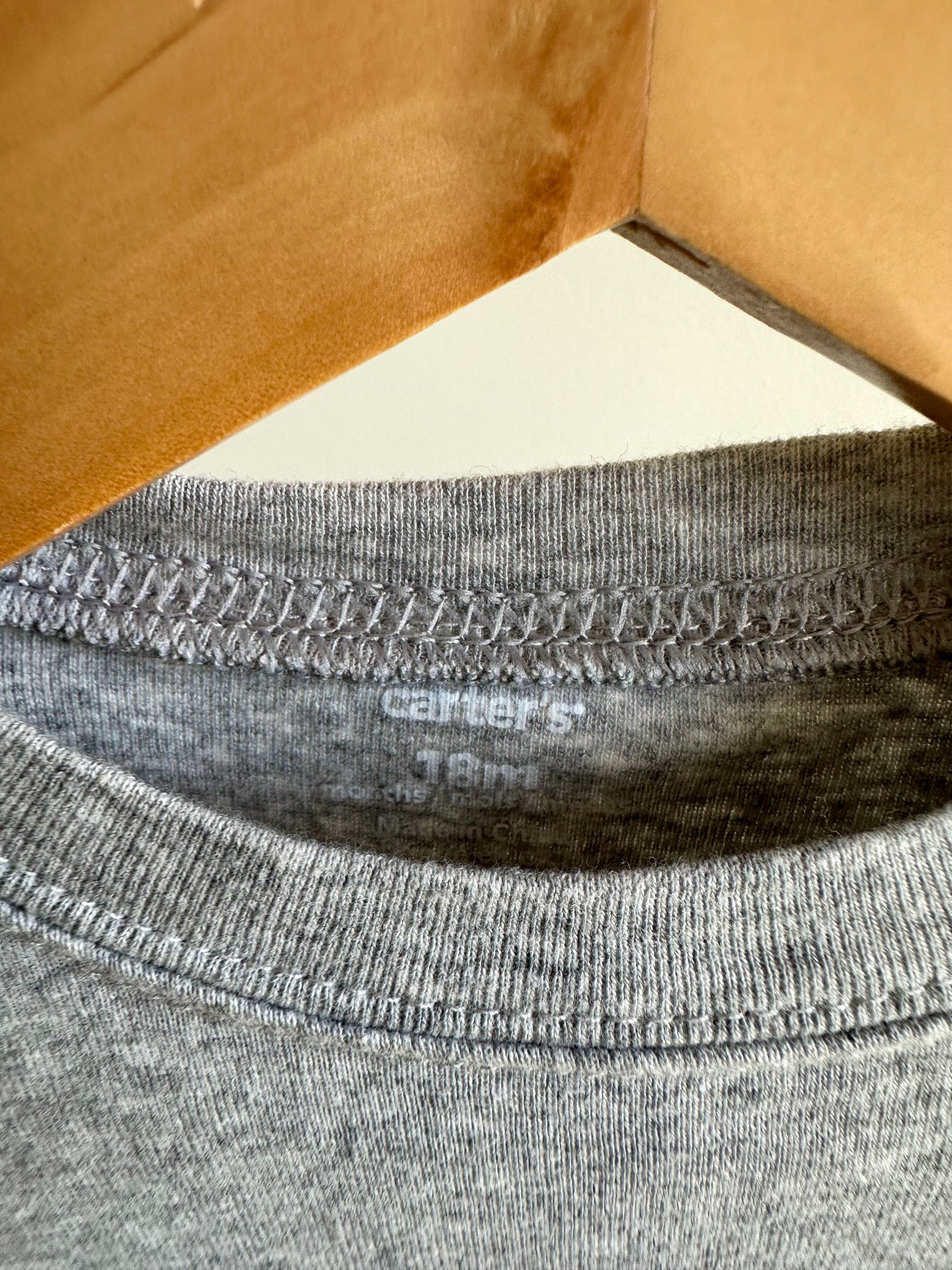 Grey Long Sleeve Top / 18m