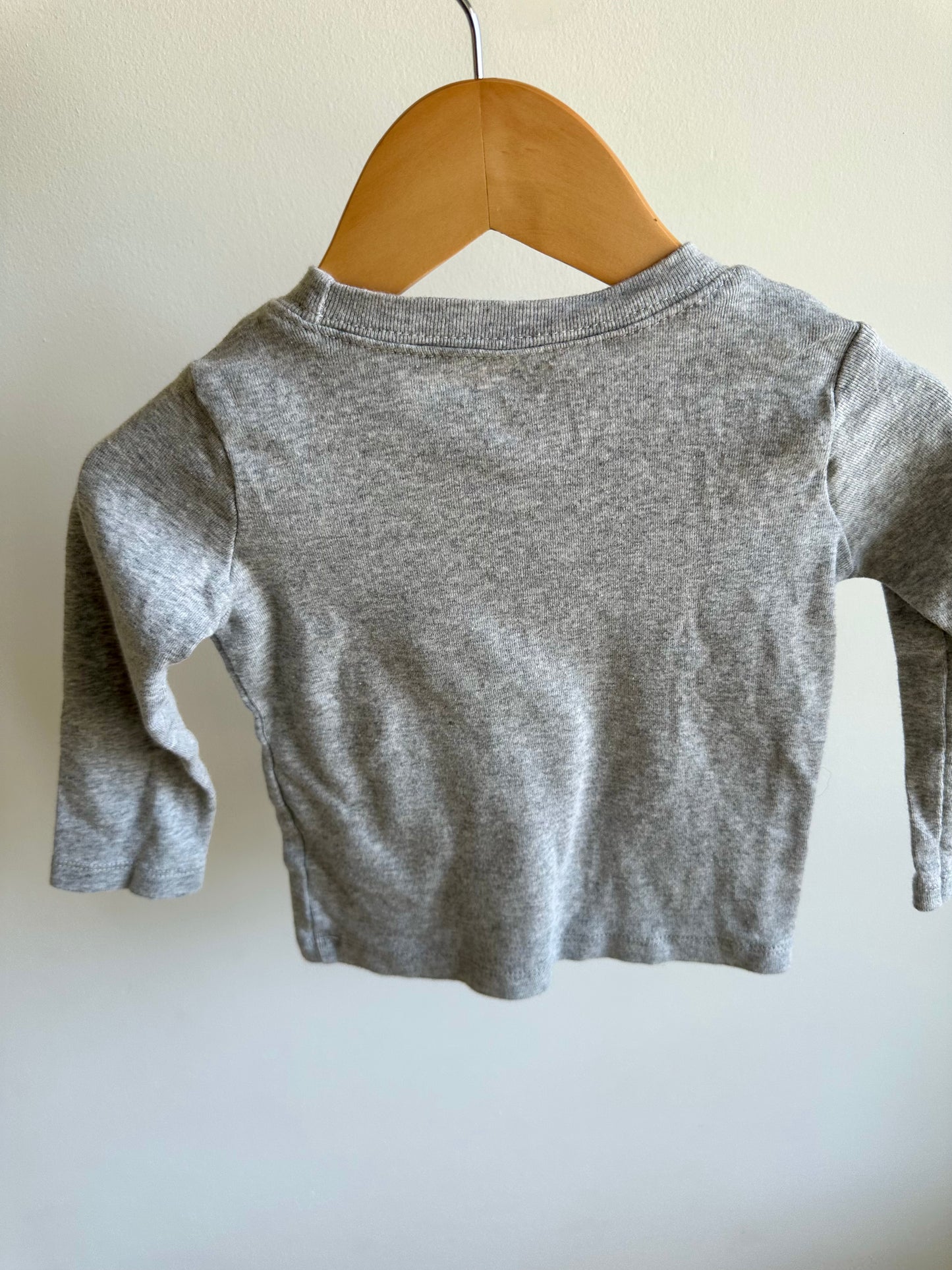 Grey Long Sleeve Top / 18m