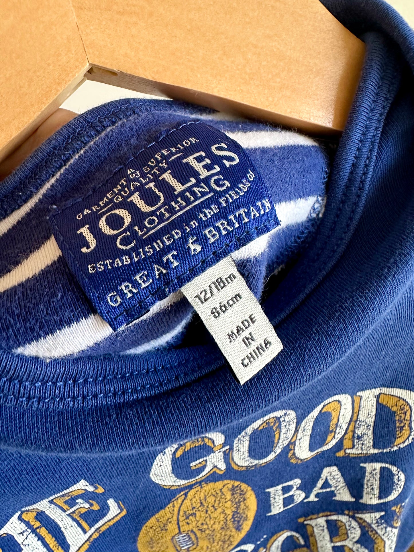 The Good, The Bag, The Rugby Top / 12-18m