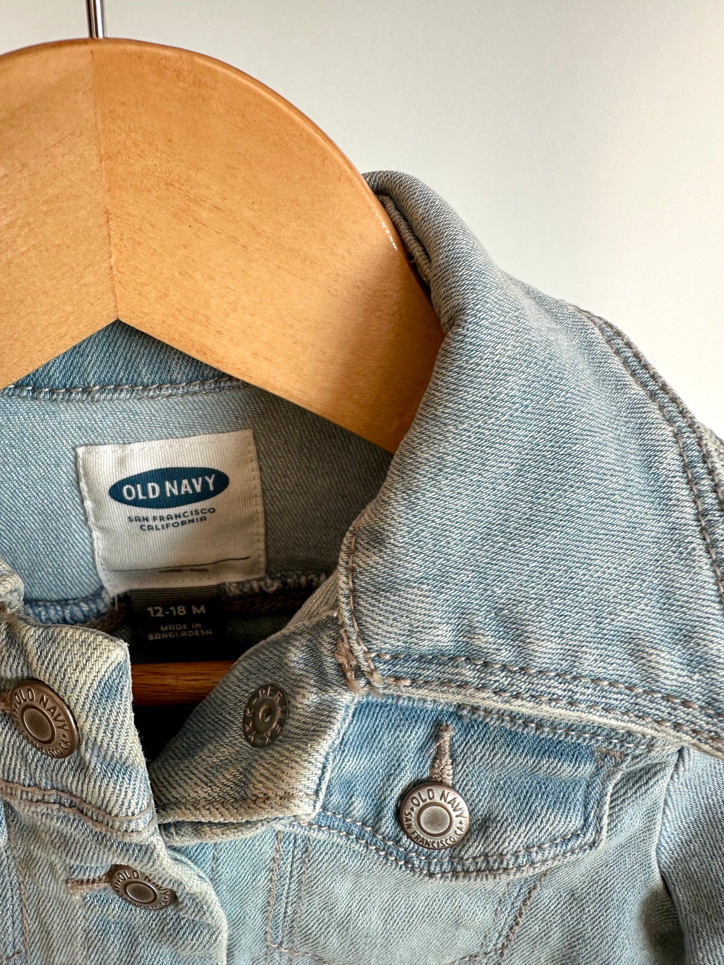 Light Denim Jacket / 12-18m