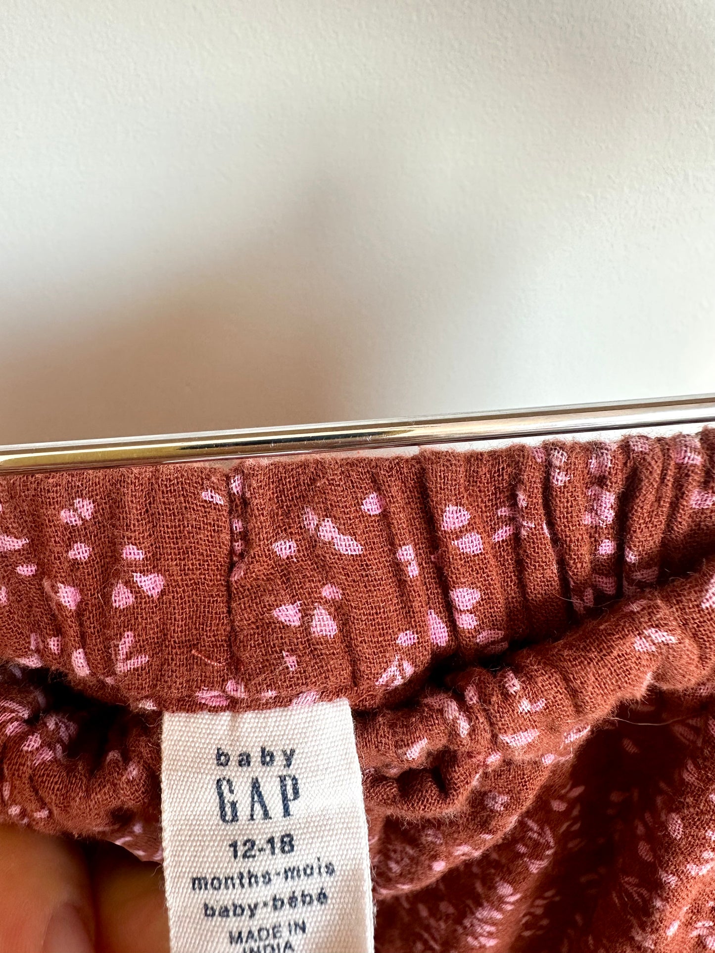 Gap Crimson Petals Tank + Pants Set / 12-18m