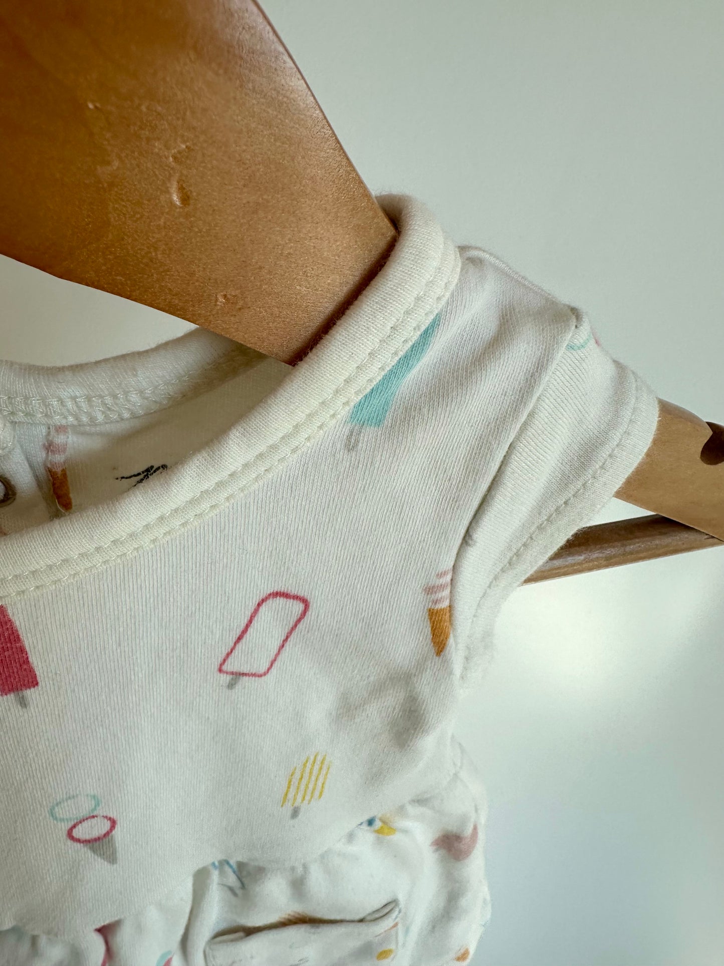 Indigo + Pehr Icecream Dress with Bodysuit / 3-6m