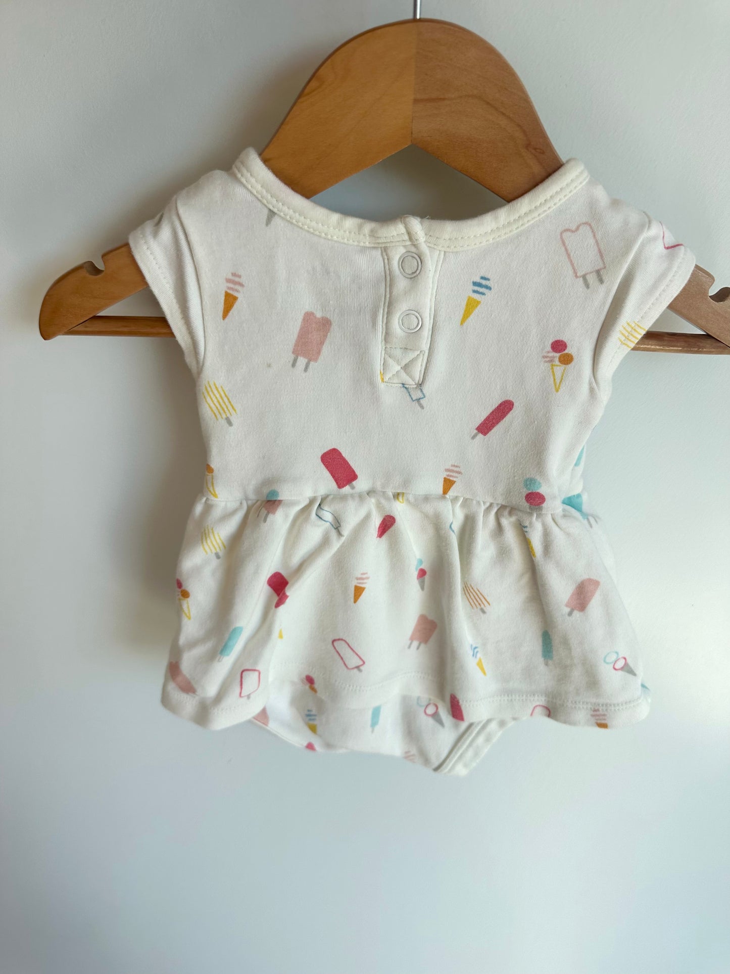 Indigo + Pehr Icecream Dress with Bodysuit / 3-6m