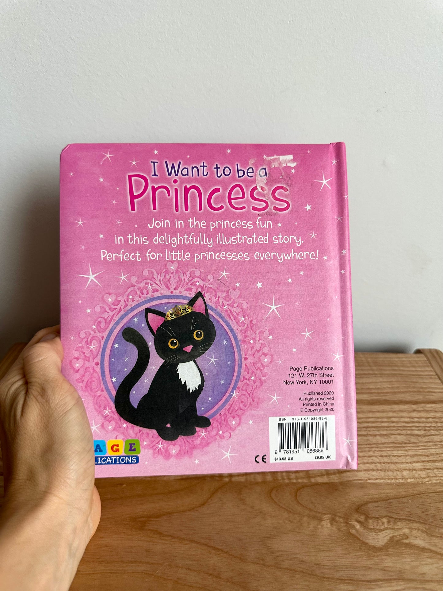I Want to be a Princess Book / 2-5 years (No Shipping)