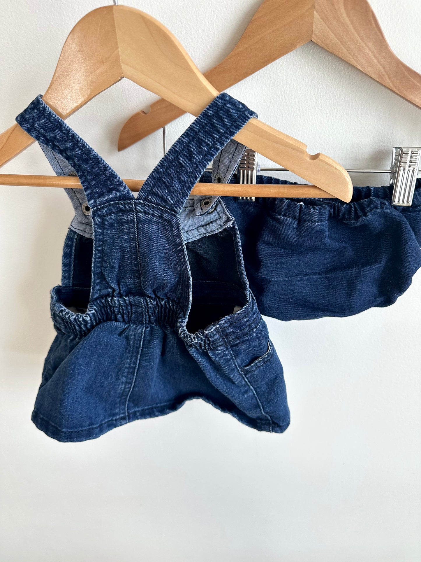 Denim Dress + Bloomers / 3-6m