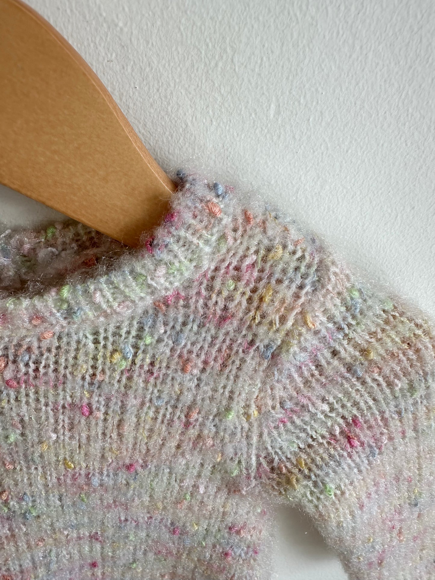 Colourful Speckled Sweater Dress / 3-6m