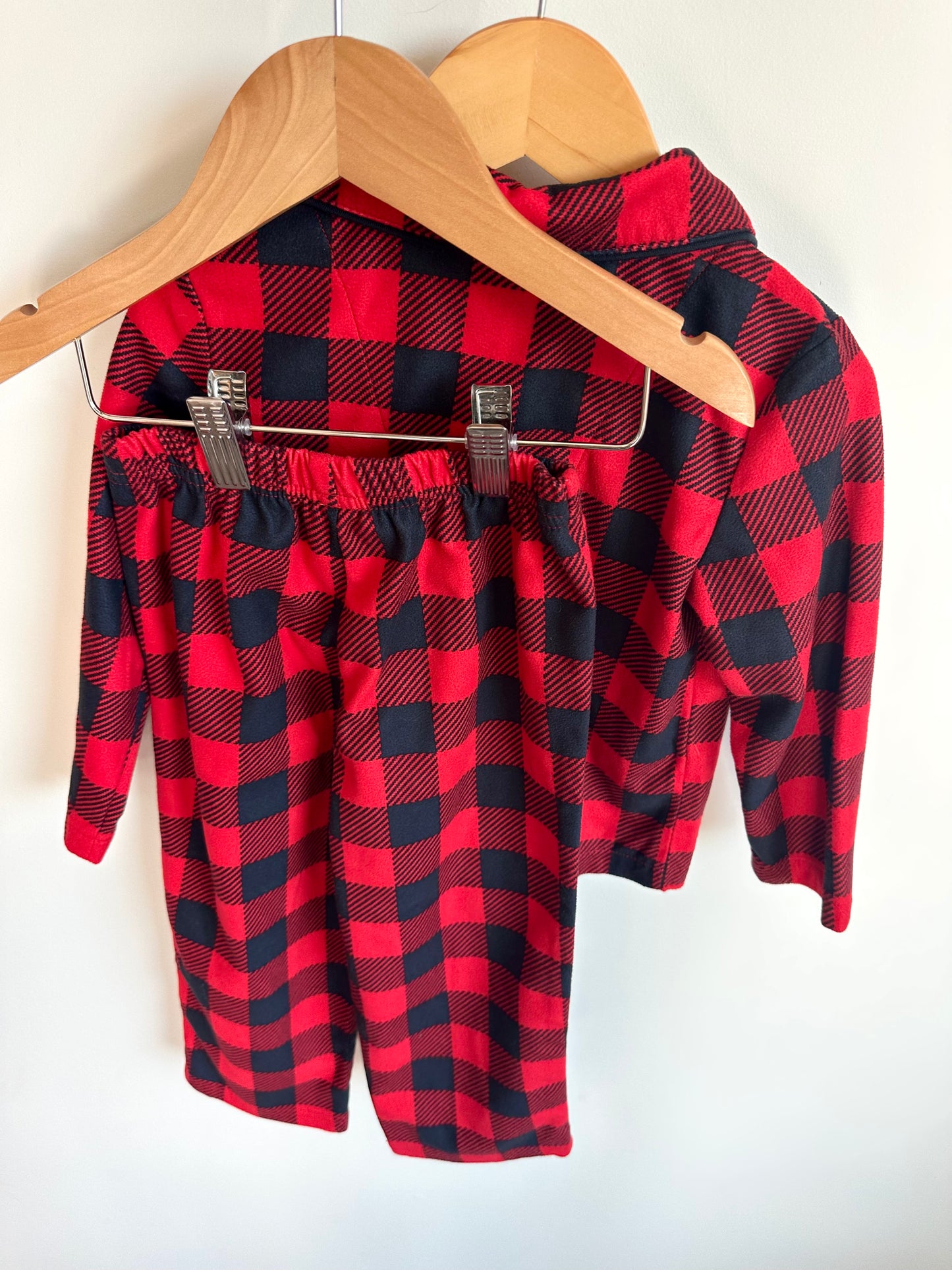 Santa's Helper PJ Top + Bottoms Set / 3T