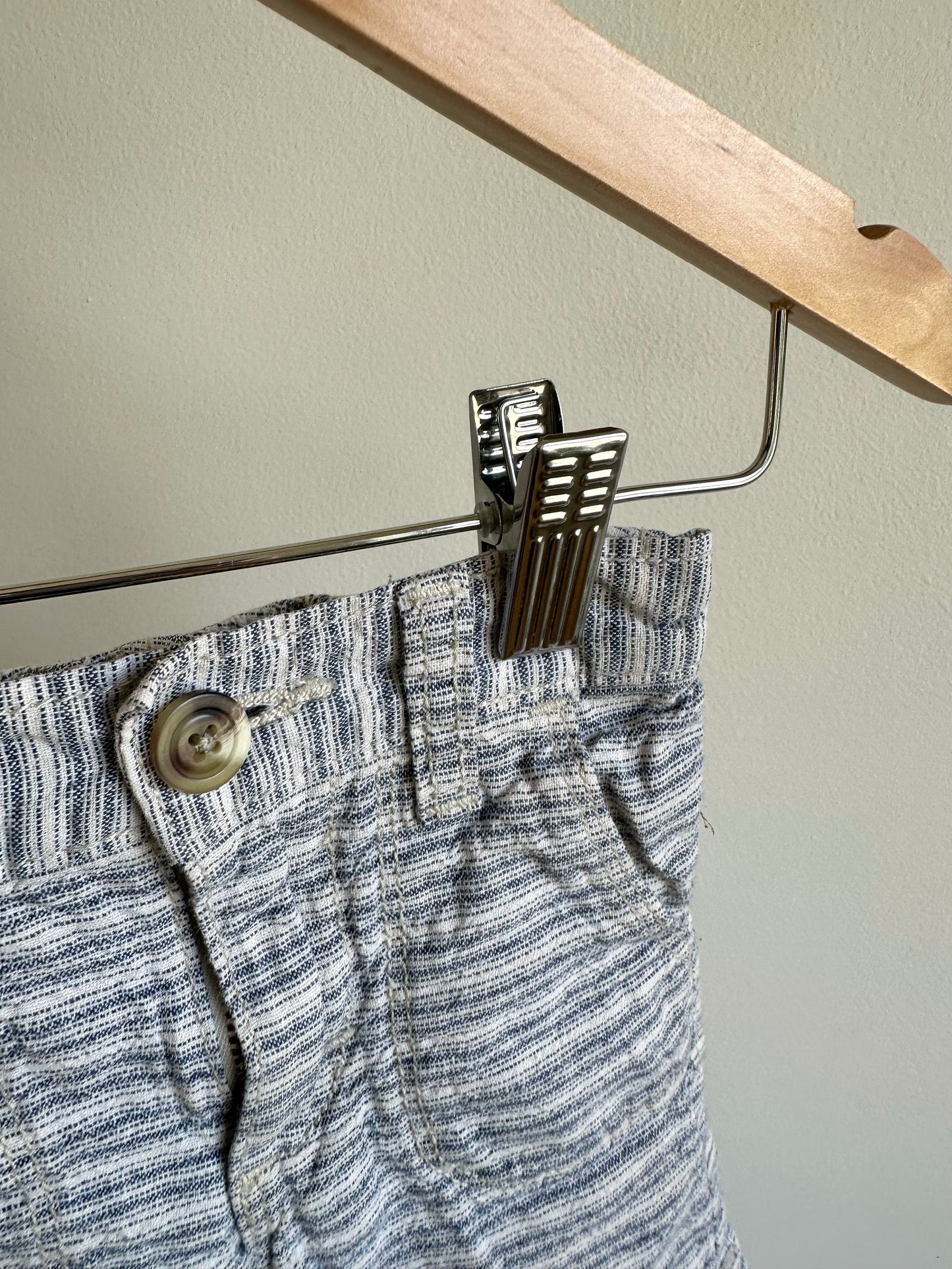 Longer Striped Shorts / 12-18m