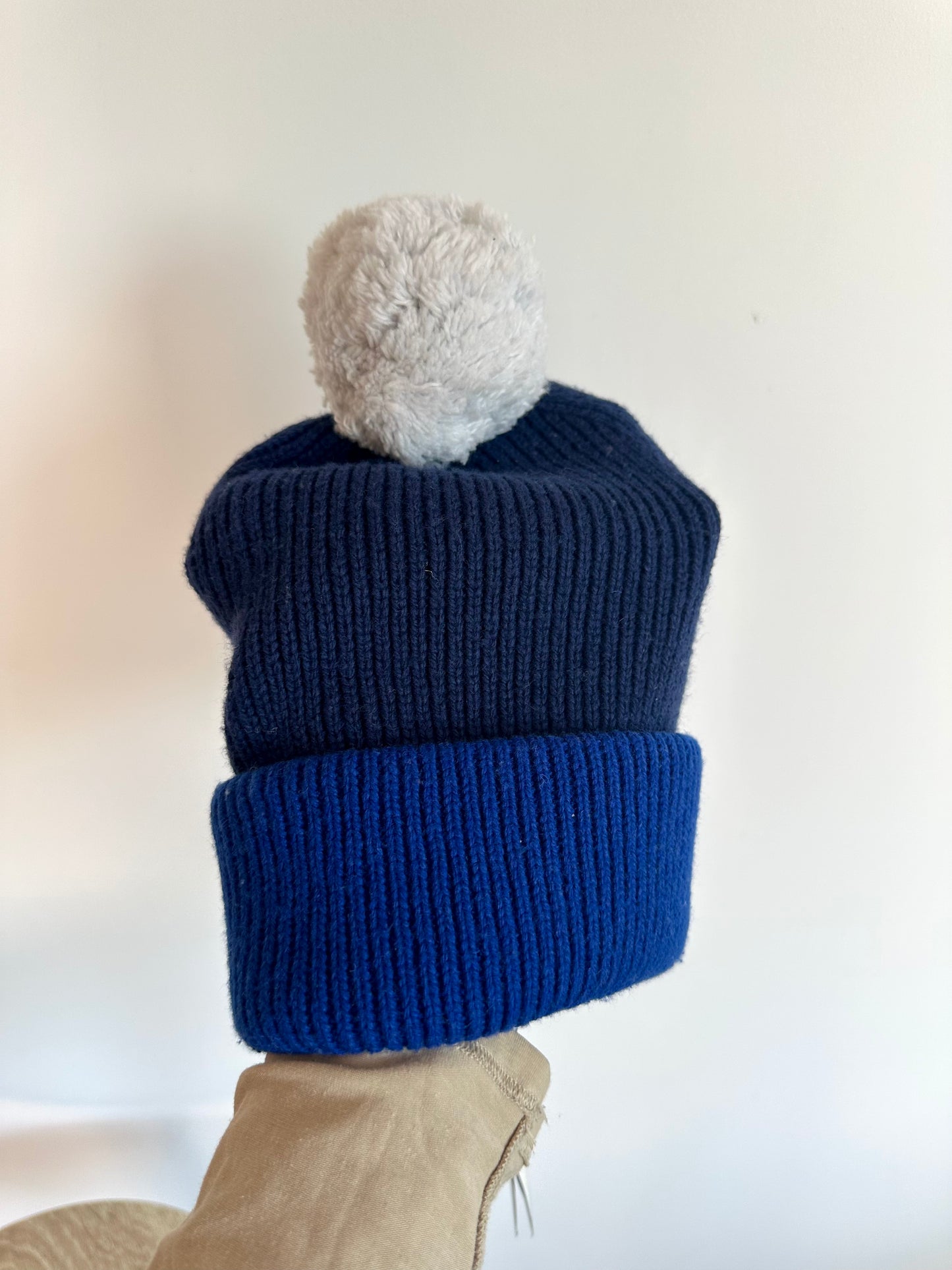 Navy Toque with Pom Pom (With Tags)/ 6-8 years