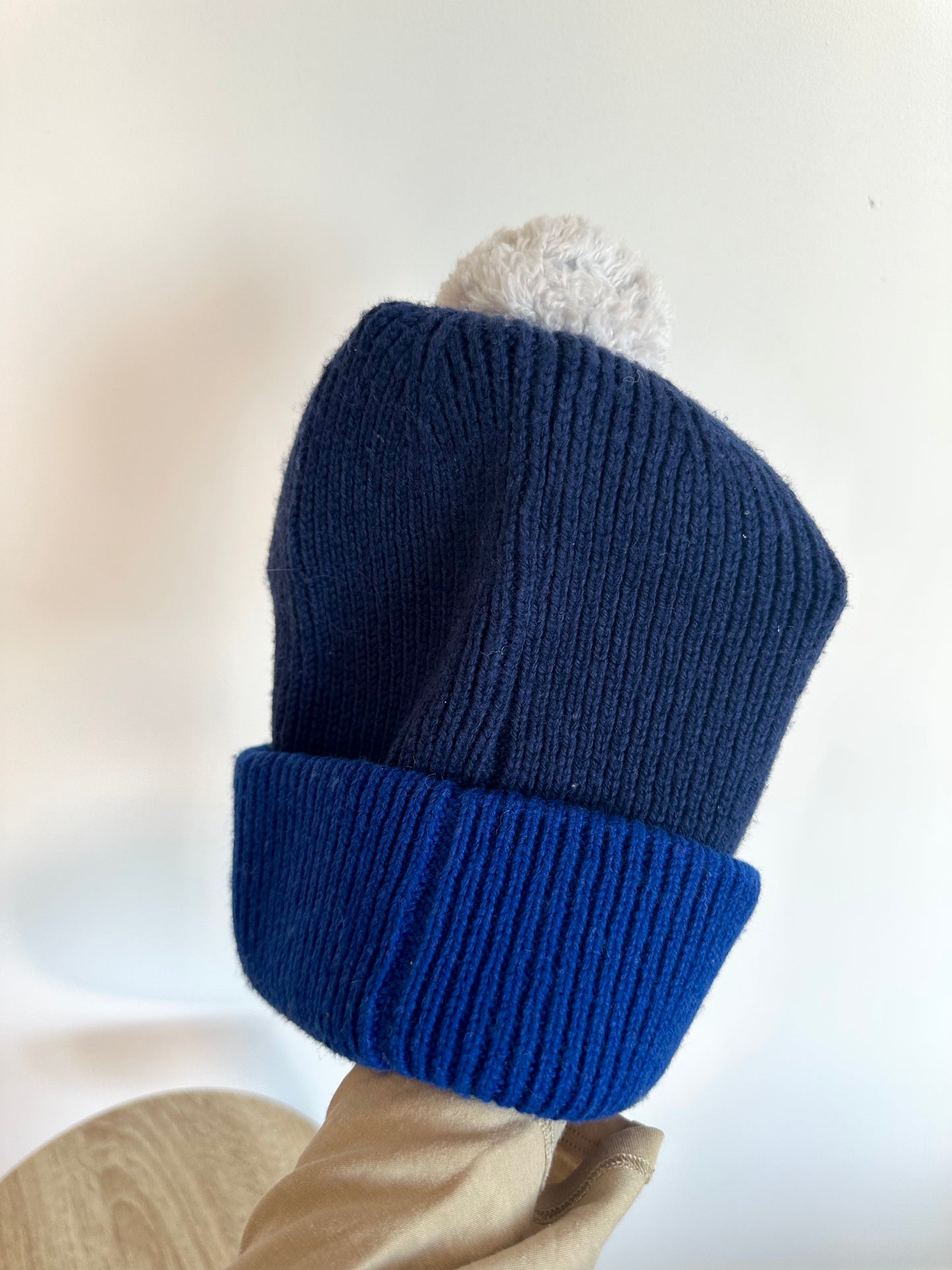 Navy Toque with Pom Pom (With Tags)/ 6-8 years