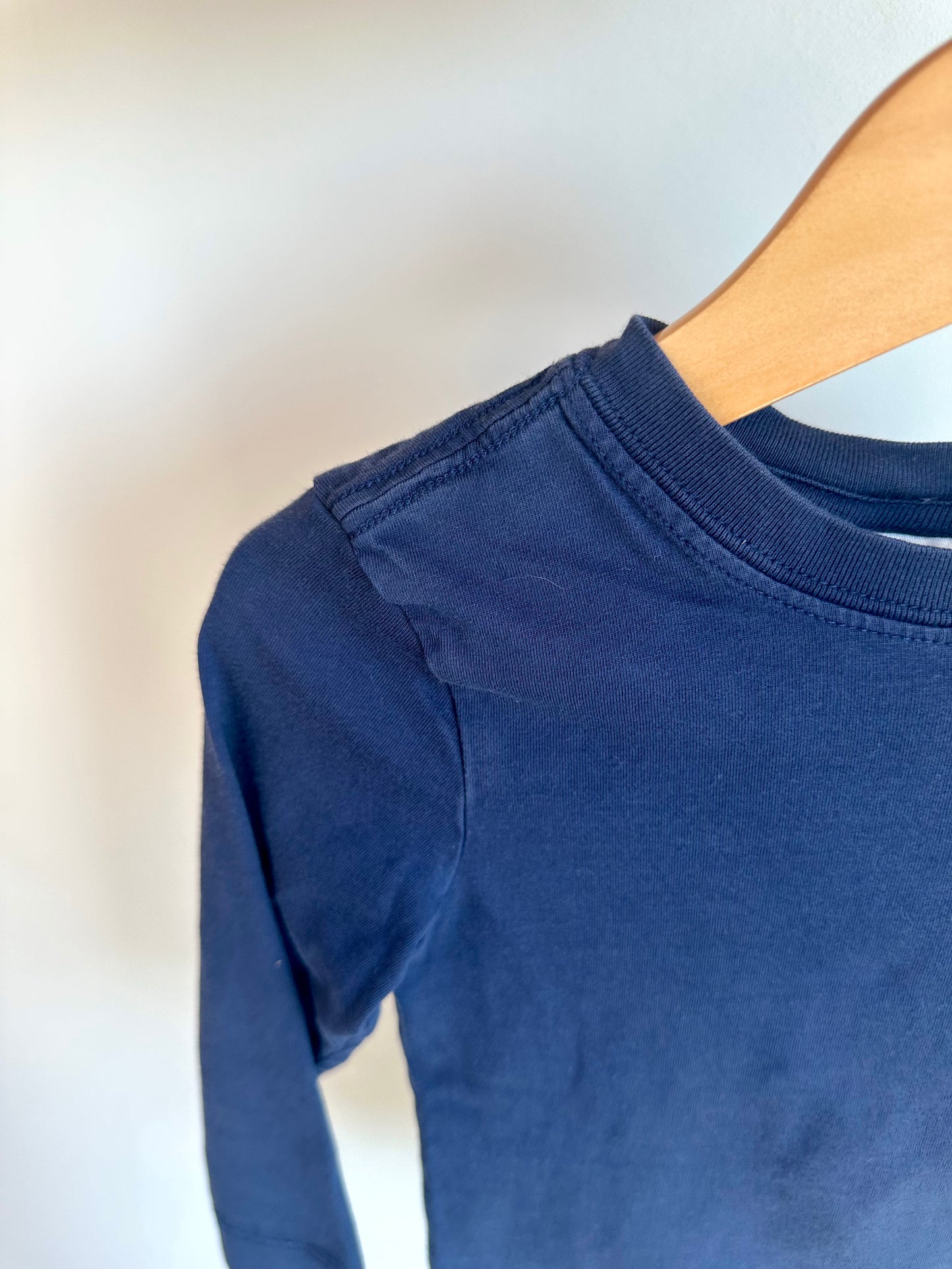 Hanna Andersson Navy Pima Cotton Long Sleeve / 3T