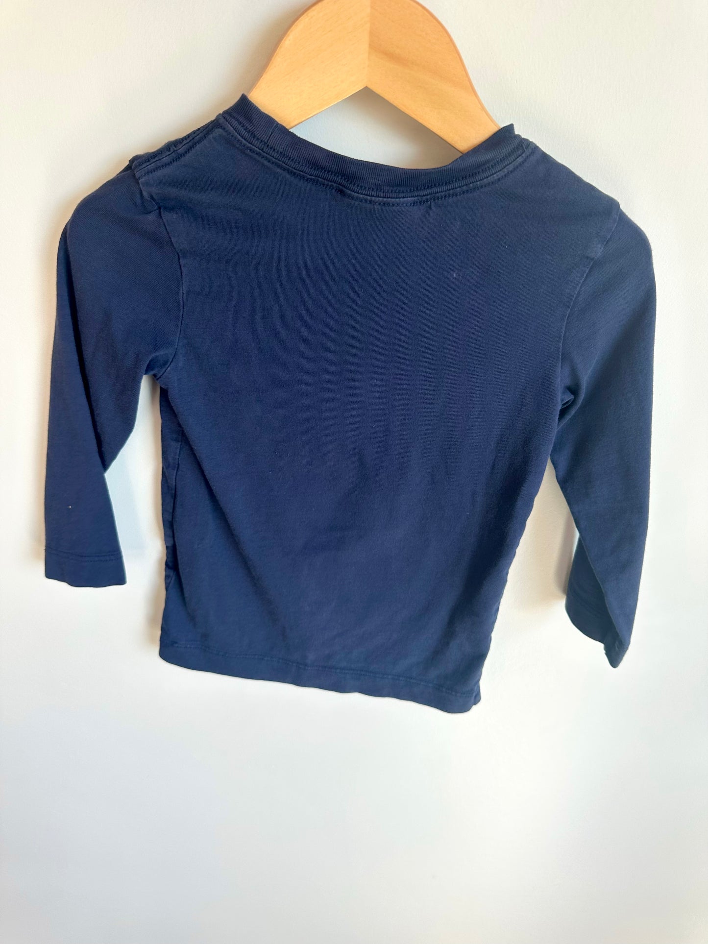 Hanna Andersson Navy Pima Cotton Long Sleeve / 3T