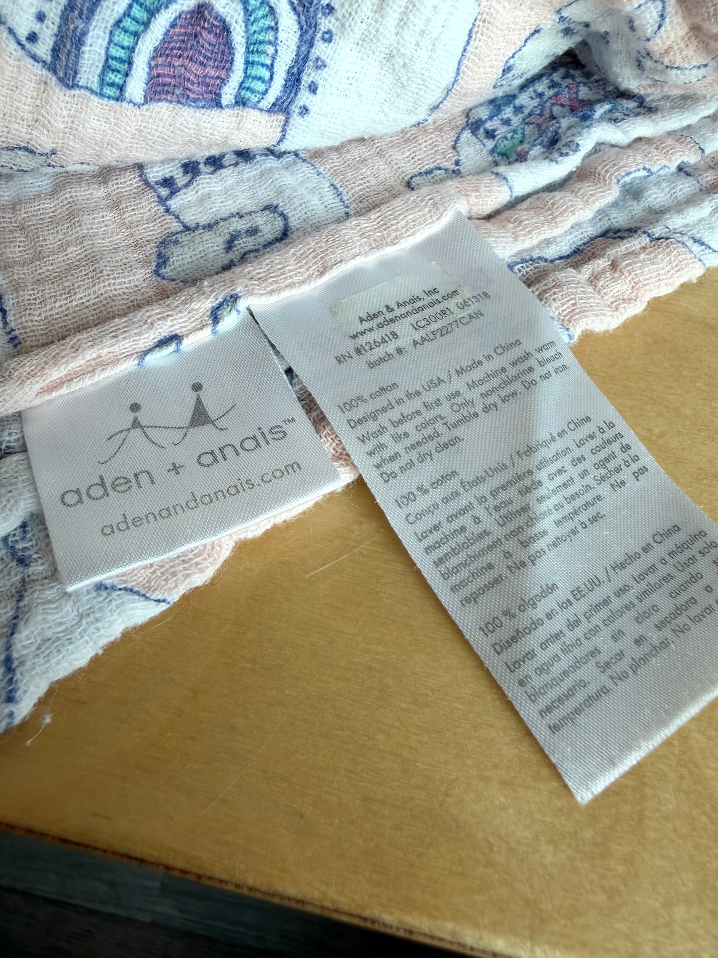Llama Receiving Blanket (No Shipping)