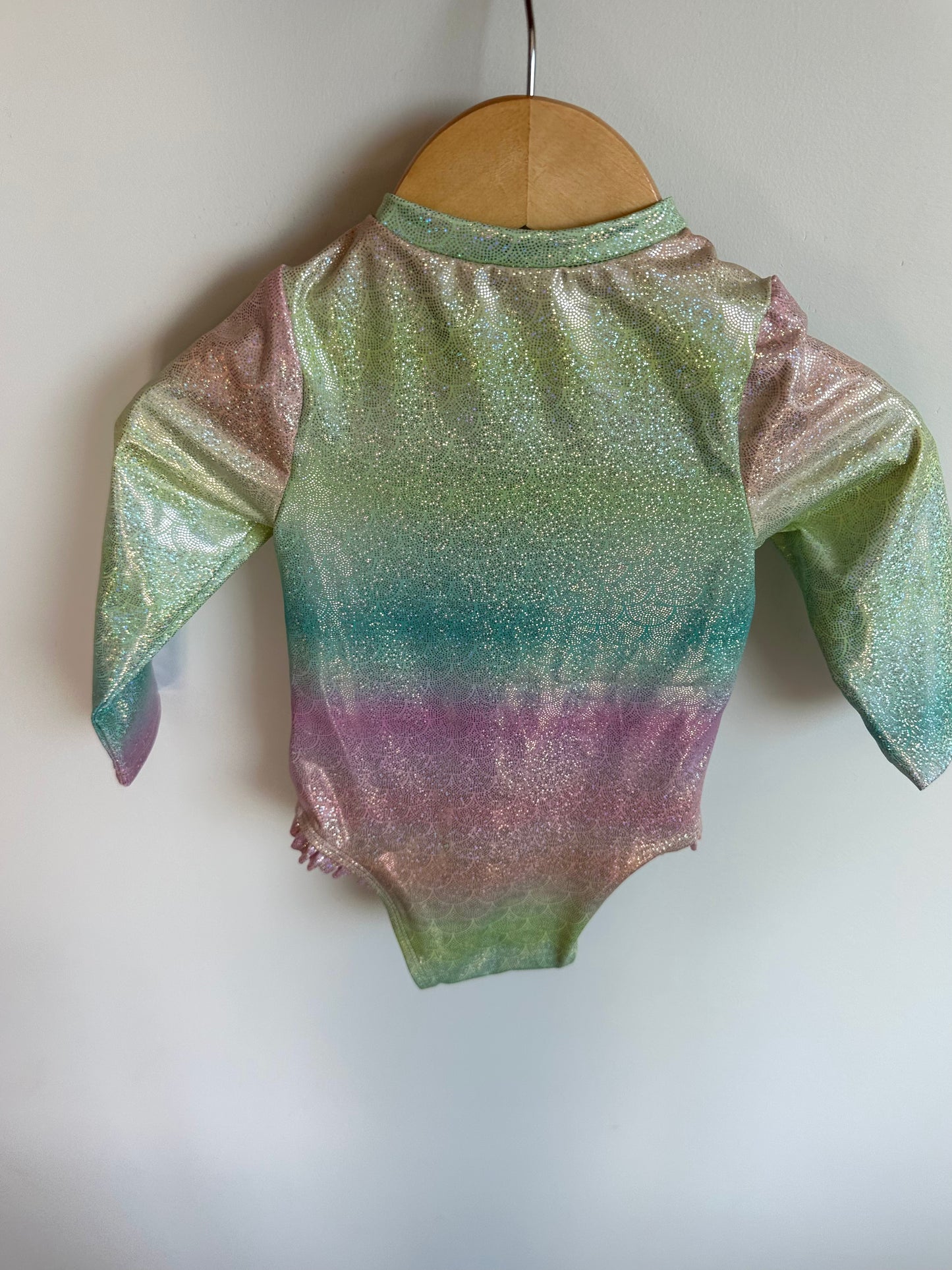 Sparkle Long Sleeve Swimsuit / 12-18m