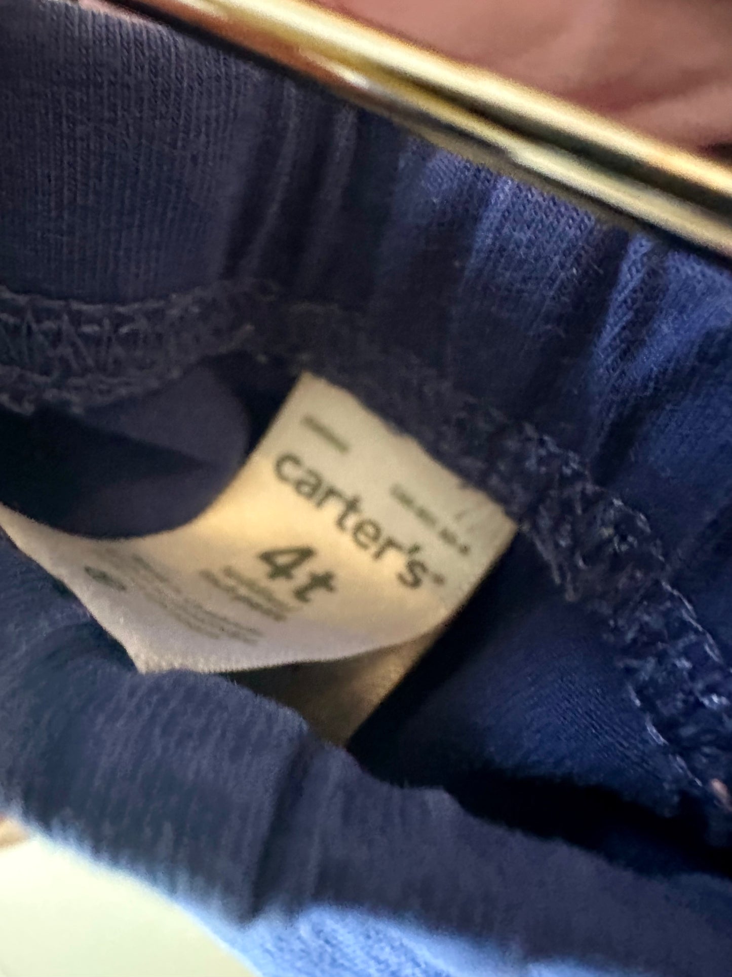 Heart Knee Cropped Leggings / 3T