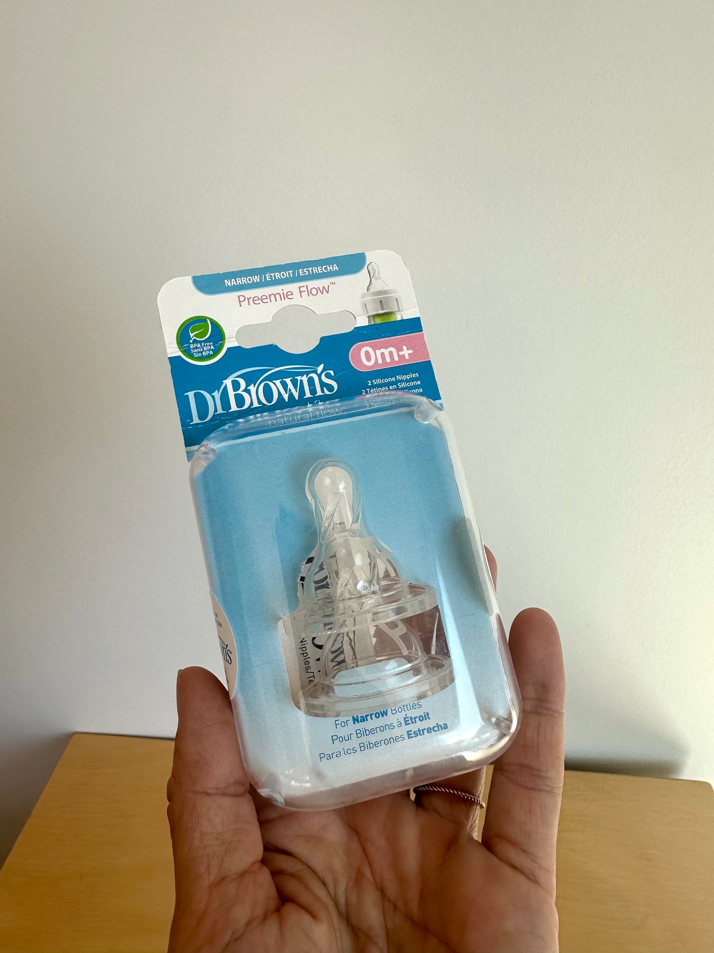 Dr Browns Preemie Flow Silicone Bottle Nipples (In Sealed Package)