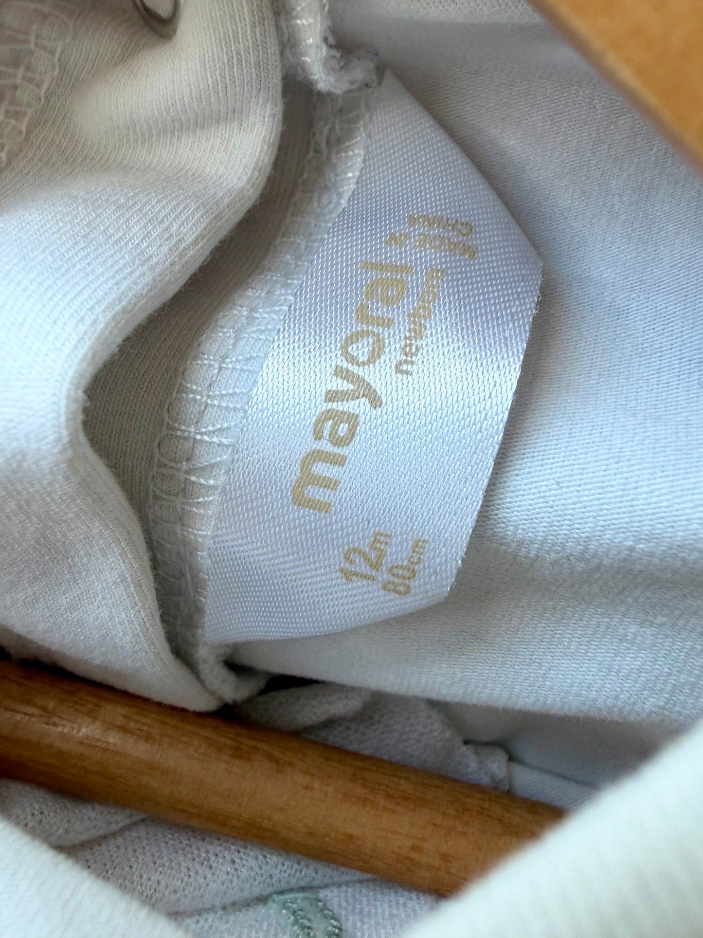 Mayoral Floral Top + Sage Pants Set (PLAY) / 12m