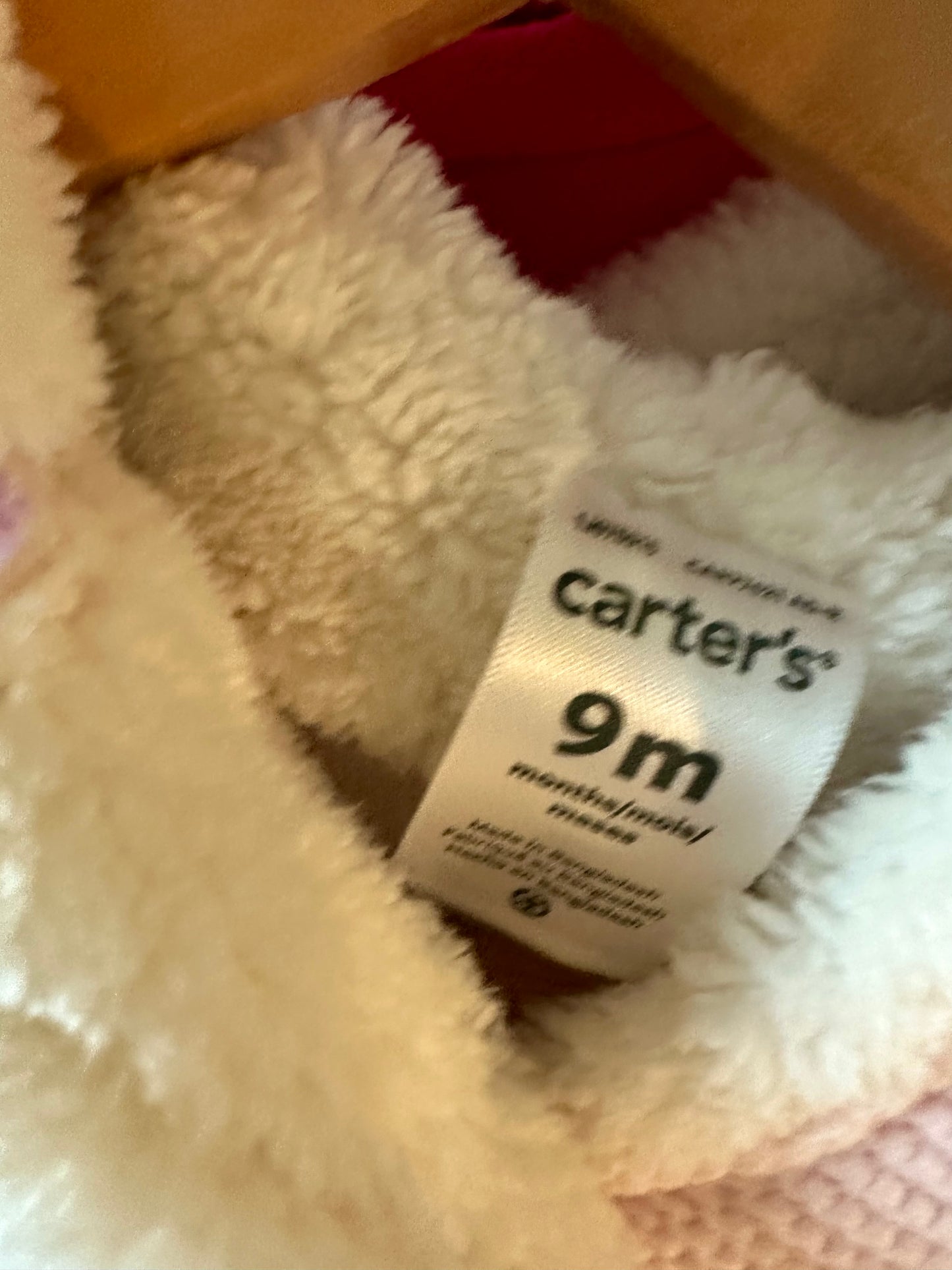 Blush Fleece Hood Sweater / 9m