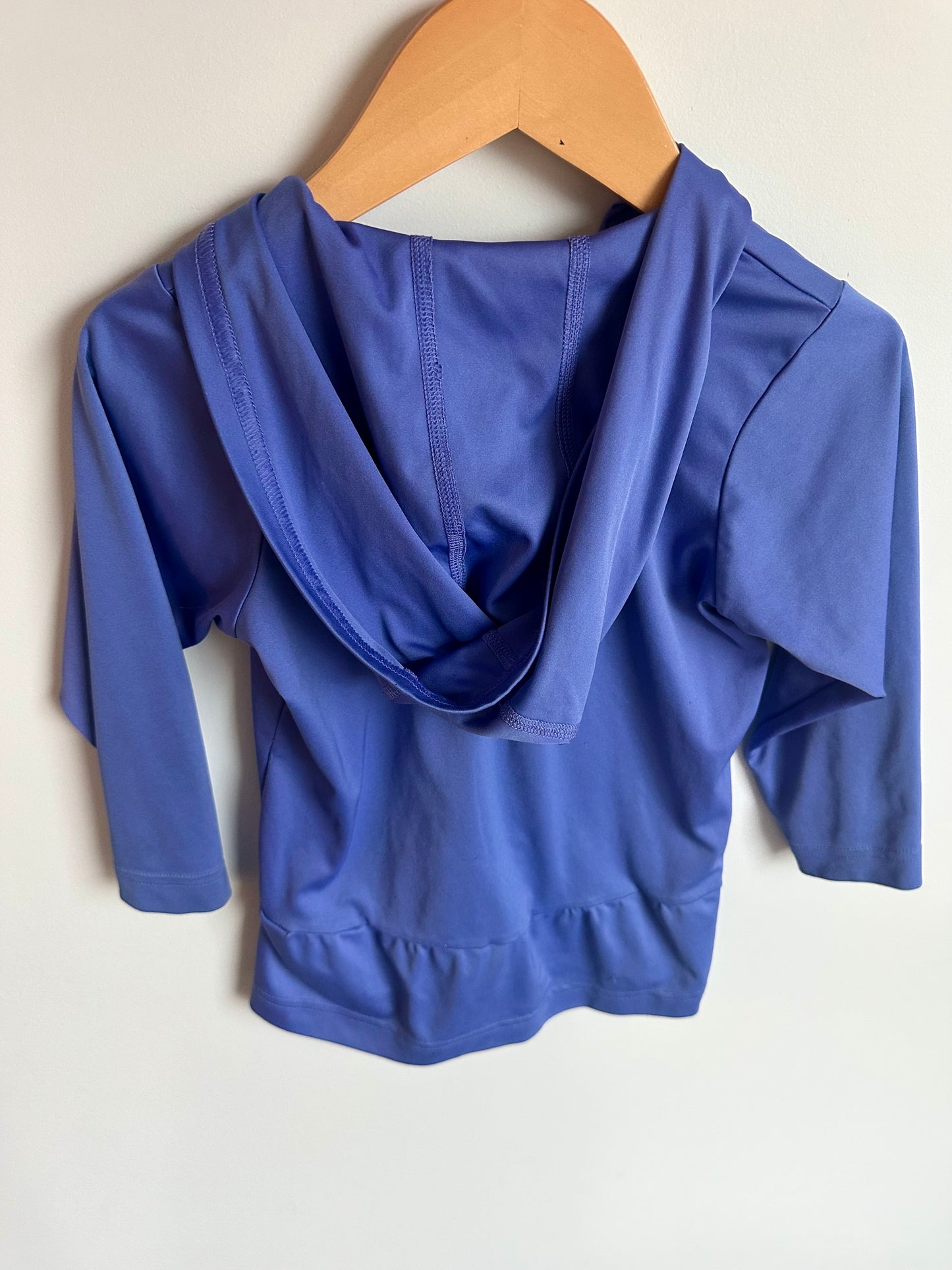 Patagonia Ruffle Button Hood Long Sleeve Top / 2T