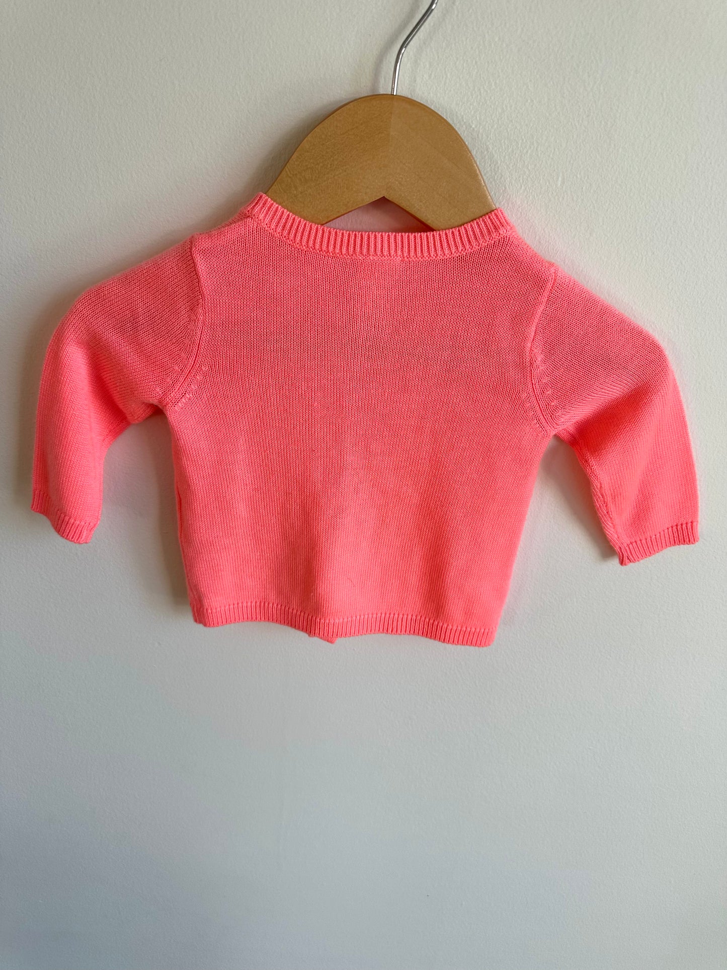 OshKosh Pink Pocket Cardigan / 0-3m