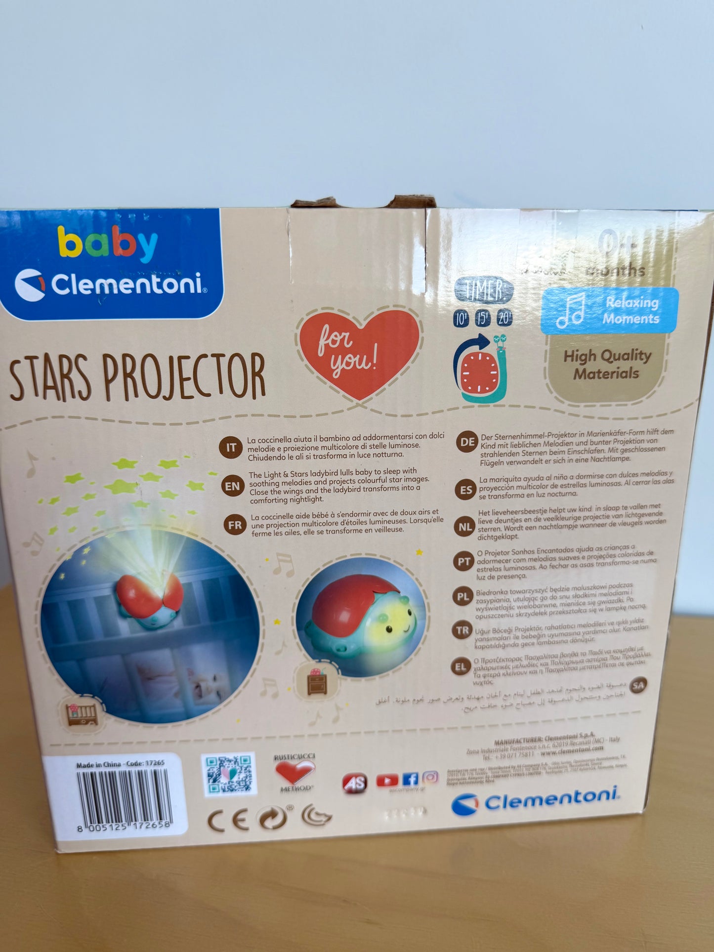 Stars Projector- Lights + Sounds (In Box) (No Shipping)