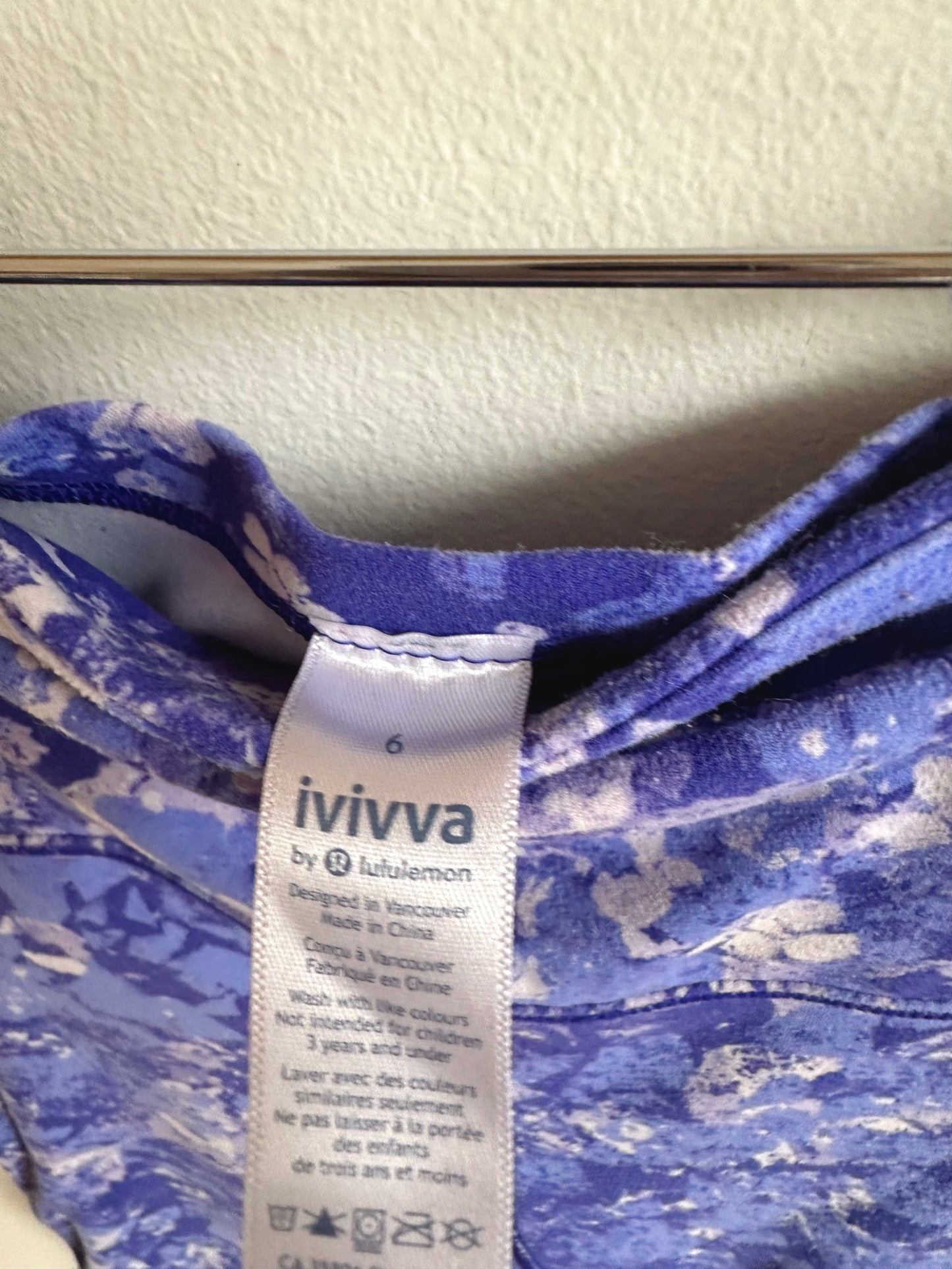 Ivivva Purple Blue Athletic Pants / 6 years