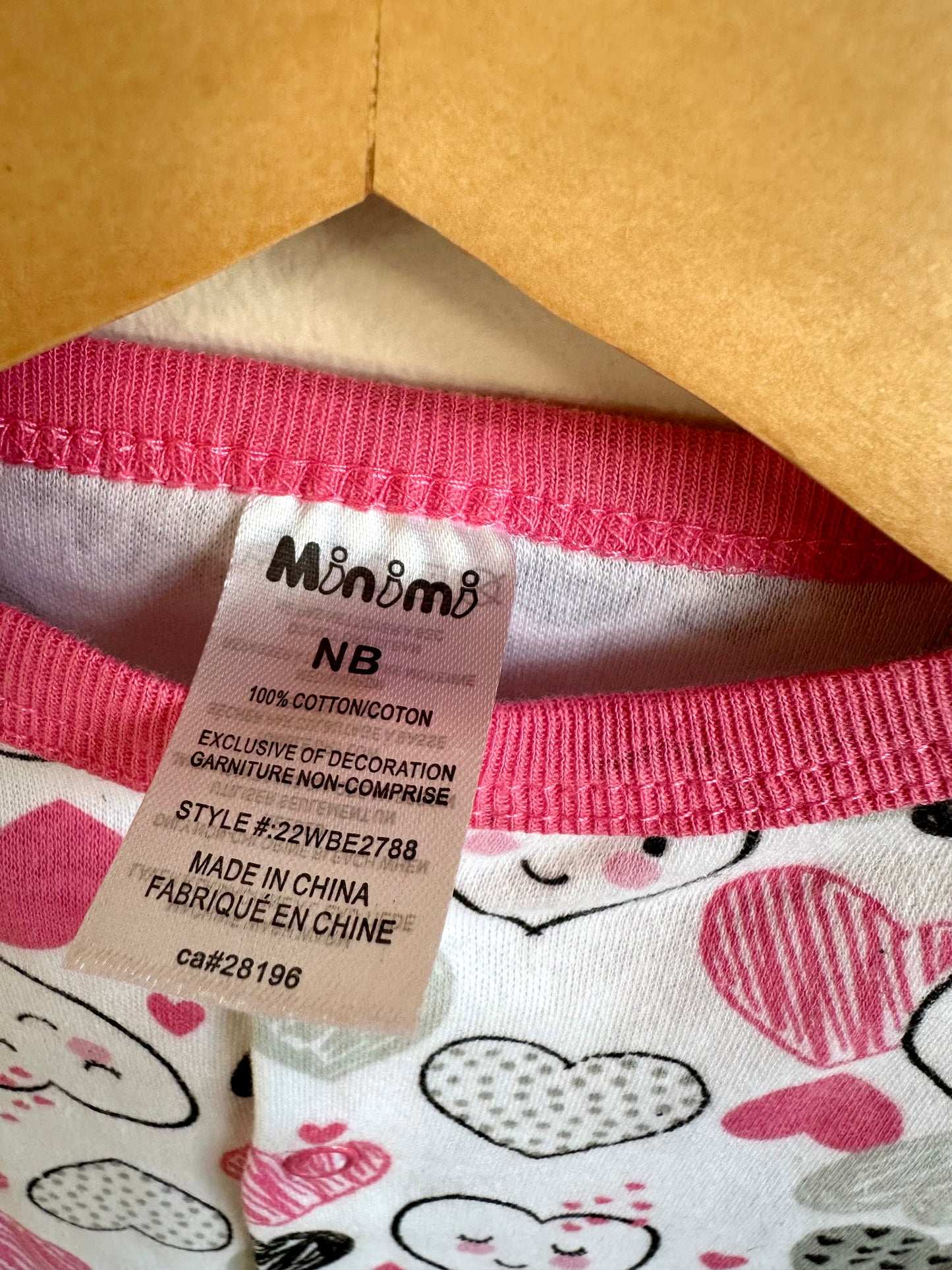 Newborn Hearts Sleeper / 0-3m