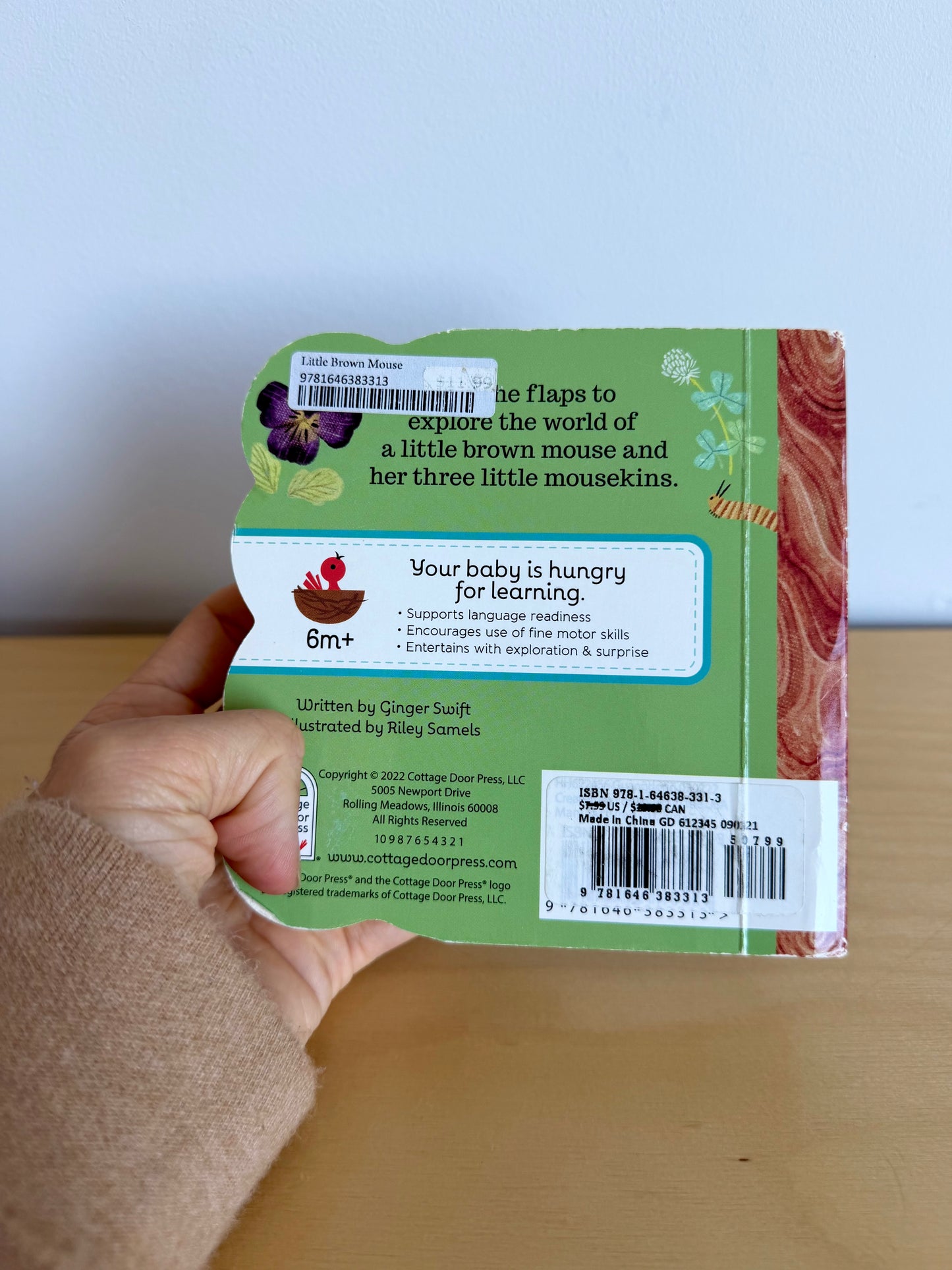Little Brown Mouse Lift-a-Flap Board Book / 1-3 years