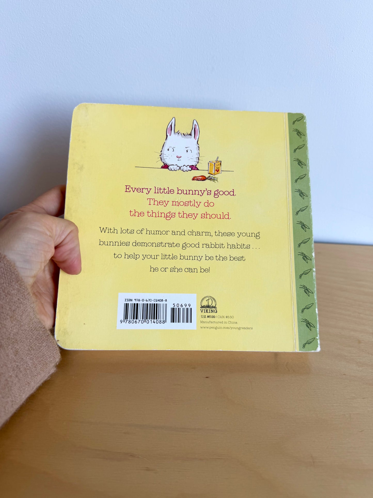 Nobunny's Perfect Board Book / 1-3 years