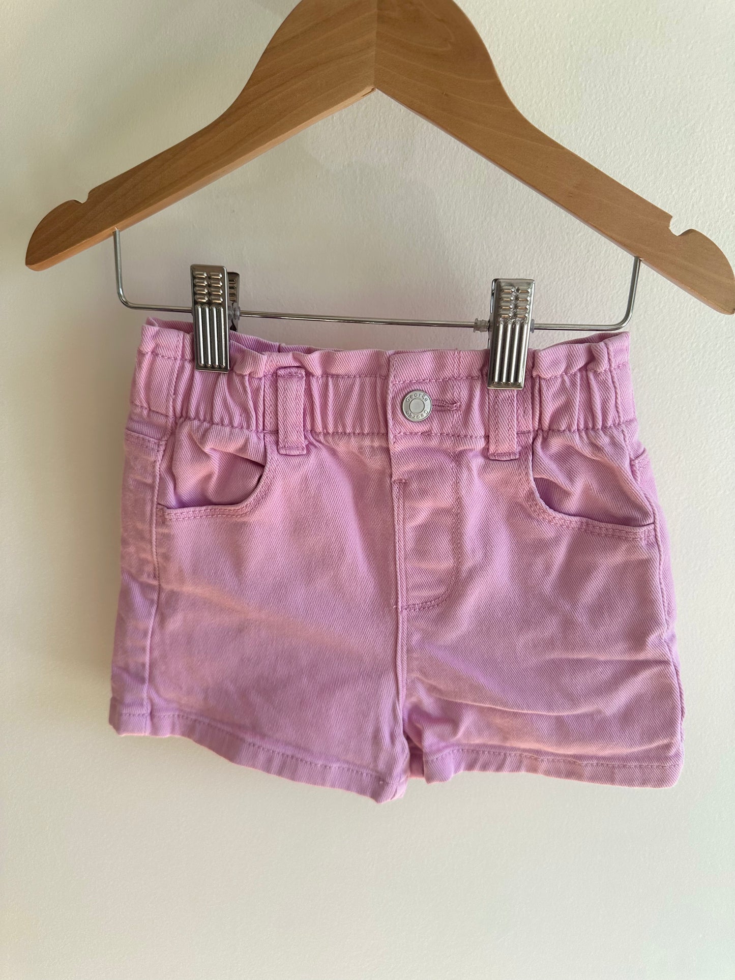 Pink Stretch Shorts / 18-24m
