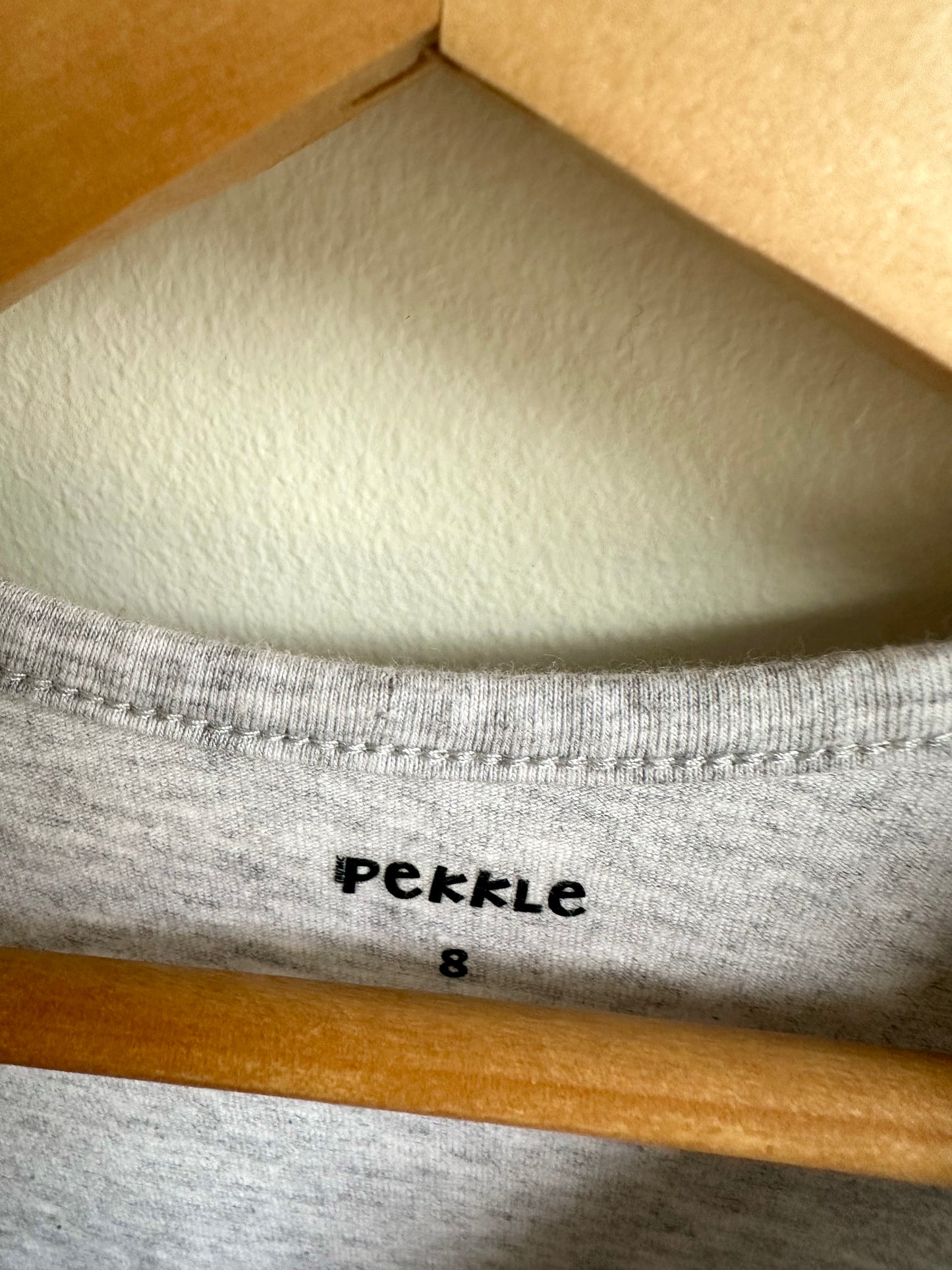 Grey Simple Dress / 8 years