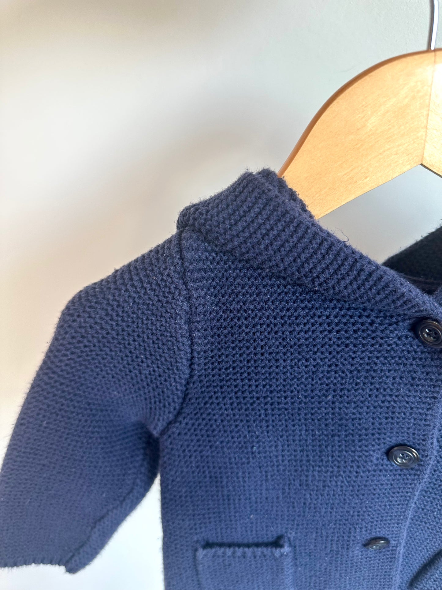 Gap Navy Hood Sweater / 6-12m