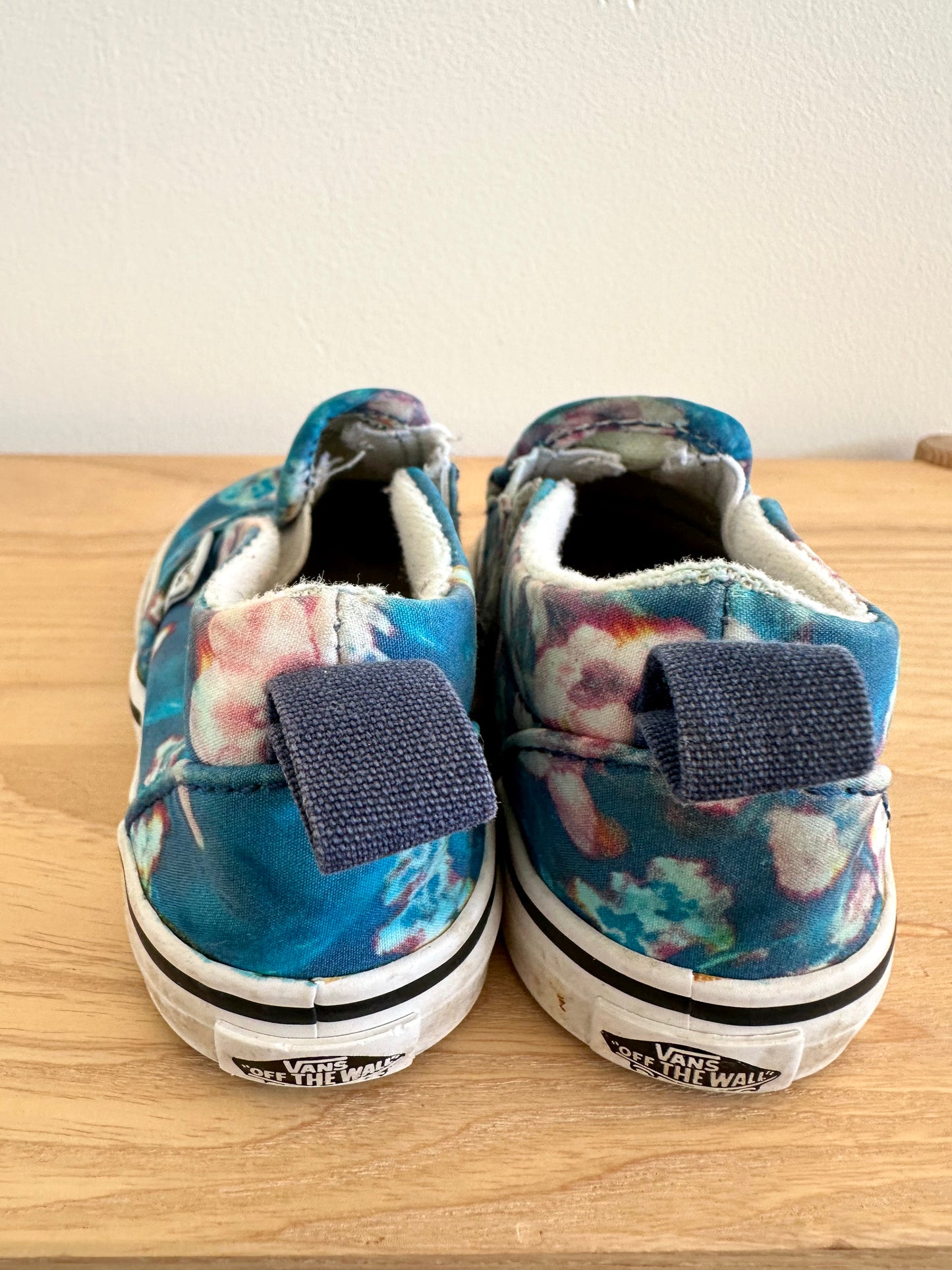 Vans Floral Slide On Shoes / Size 6 Toddler