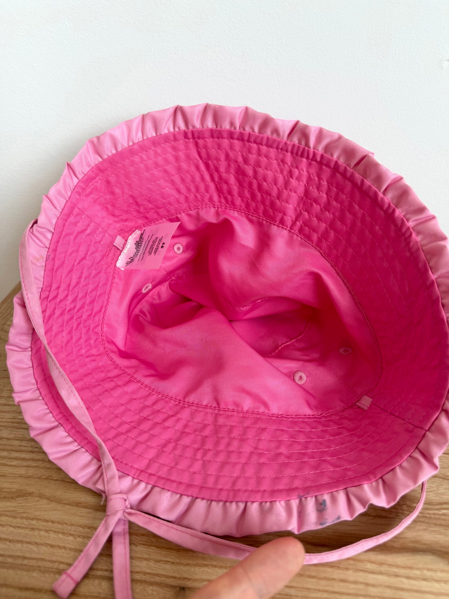 UV Skinz Pink Bucket Ruffle Hat (PLAY) / 3T