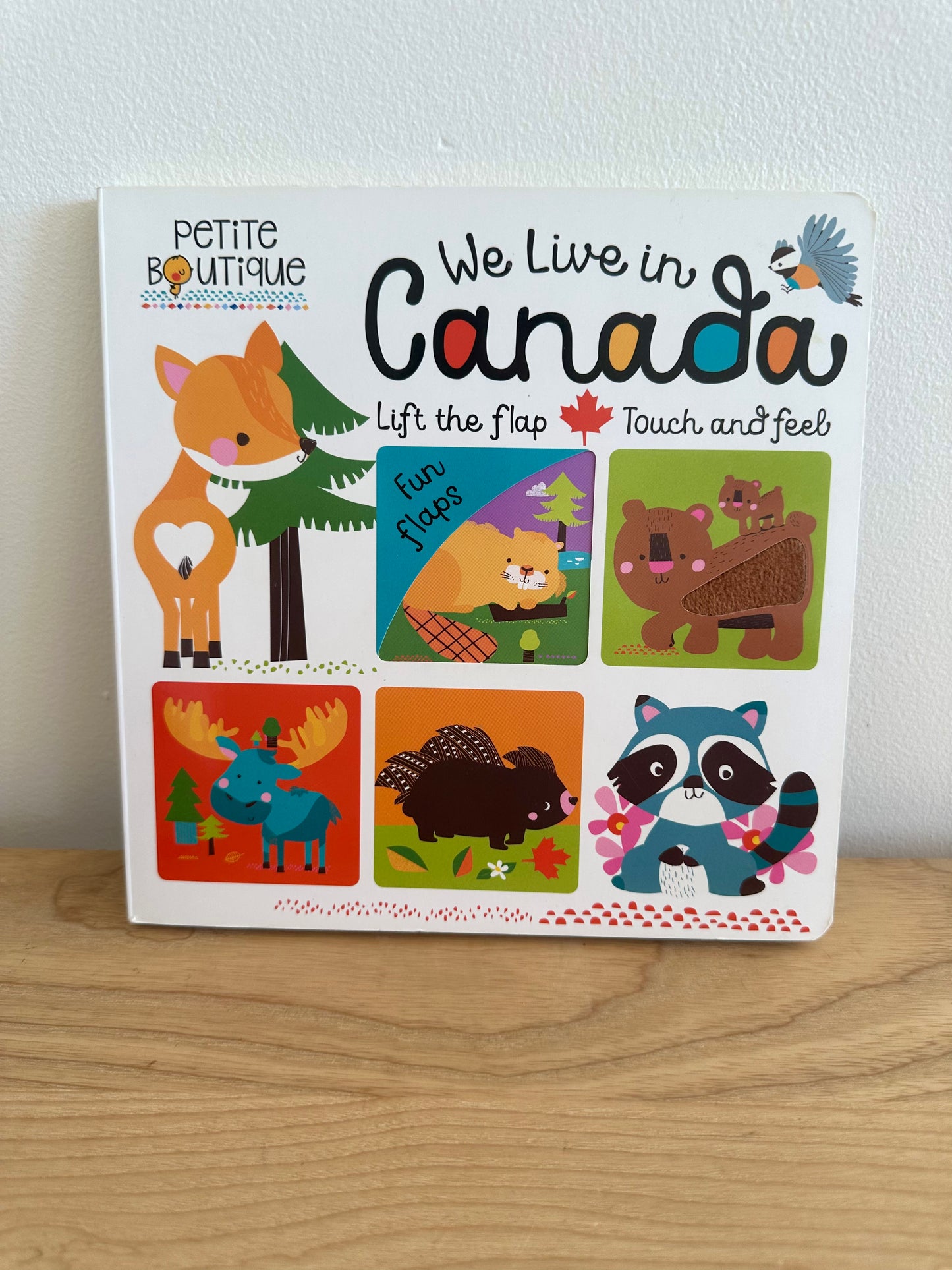 We Live in Canada Lift the Flap Board Book / 0-2 years
