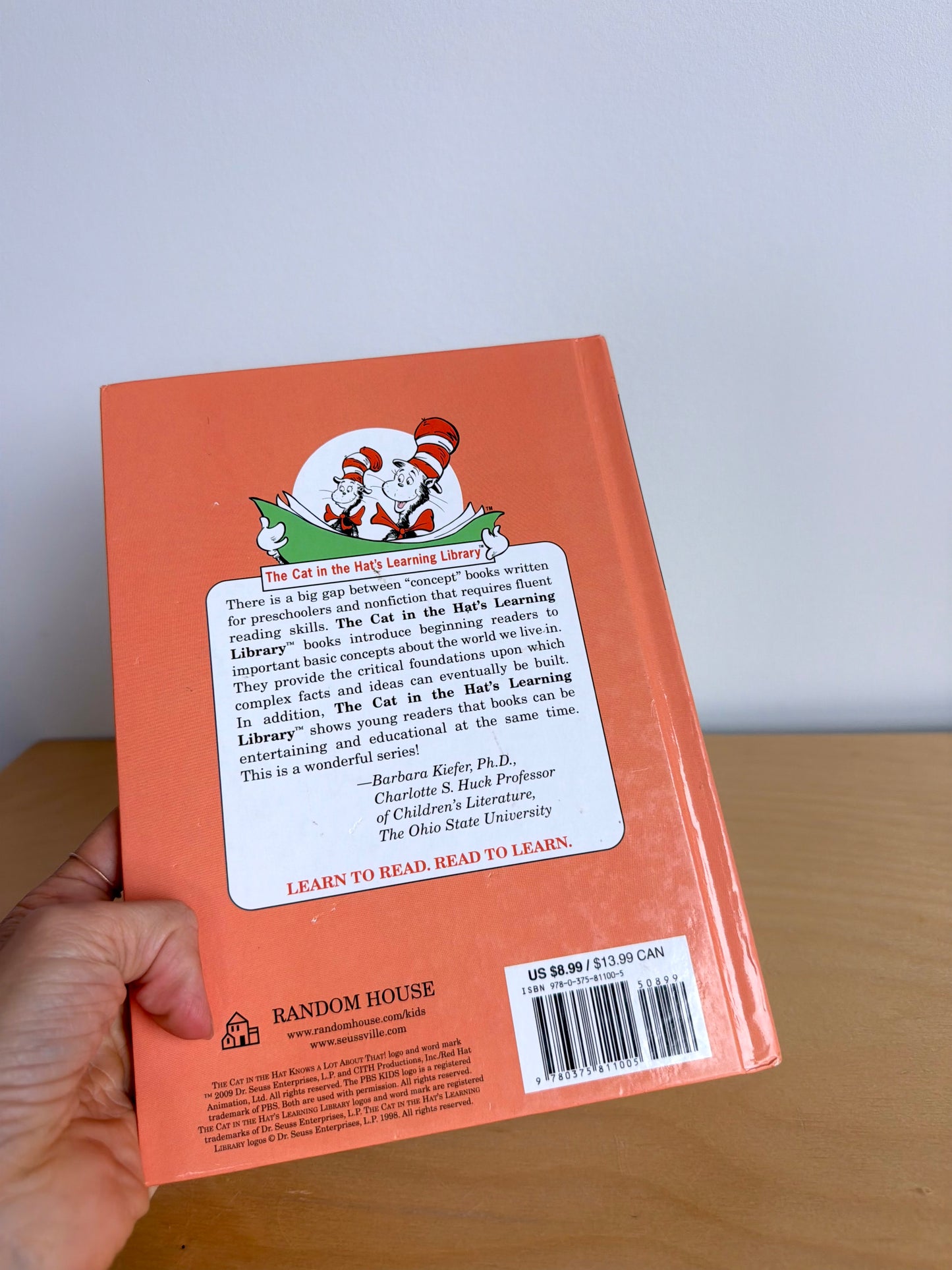 Cat in the Hat- Inside Your Outside! Hardcover Book / 4-9 years