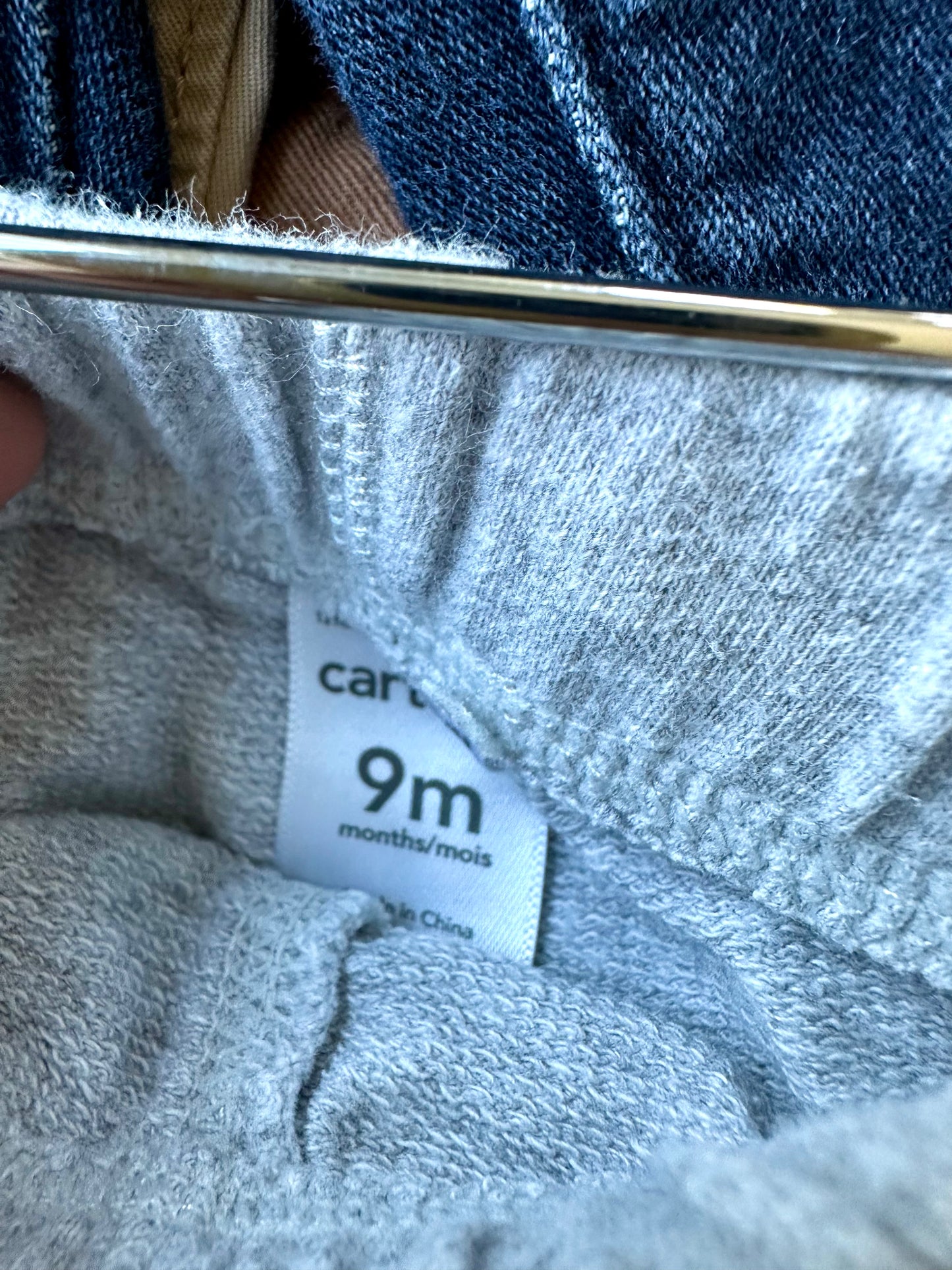 Grey Basic Sweat Pants / 9m