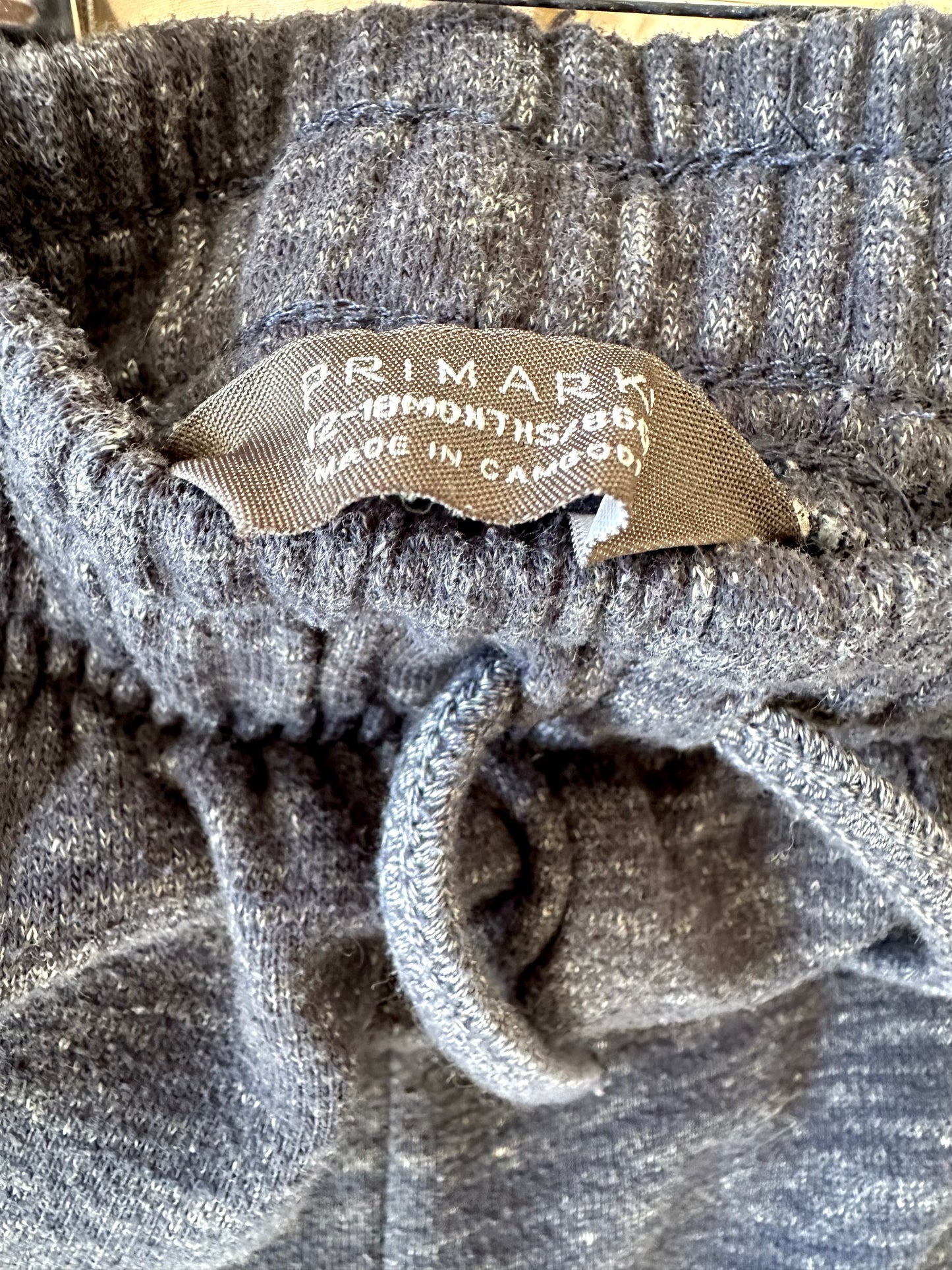 Primark Navy Joggers / 12-18m