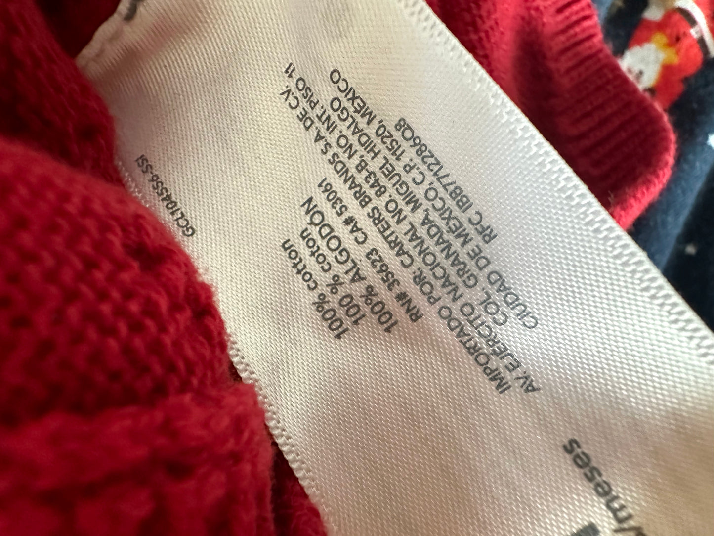 Red Eylet Cardigan / 3m