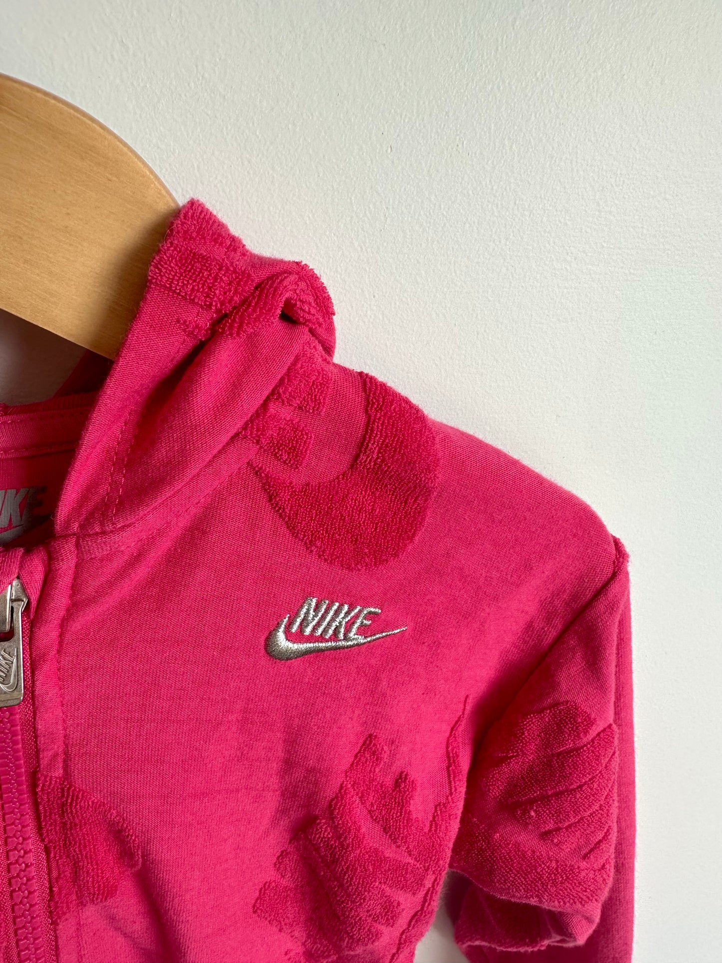 Nike Magenta Hood Jumpsuit / 24m