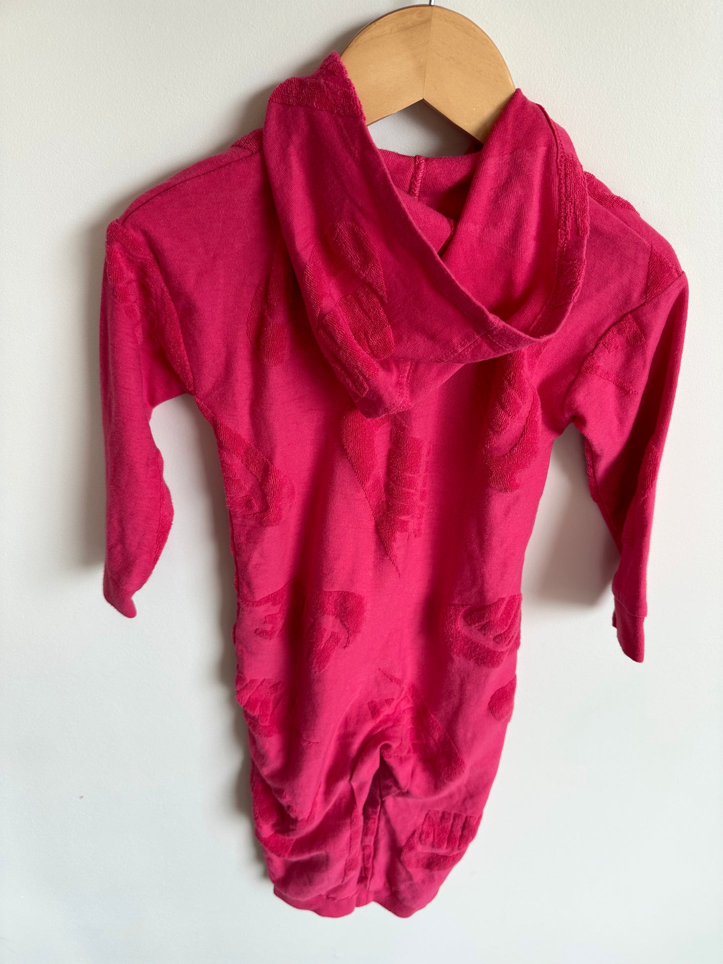 Nike Magenta Hood Jumpsuit / 24m