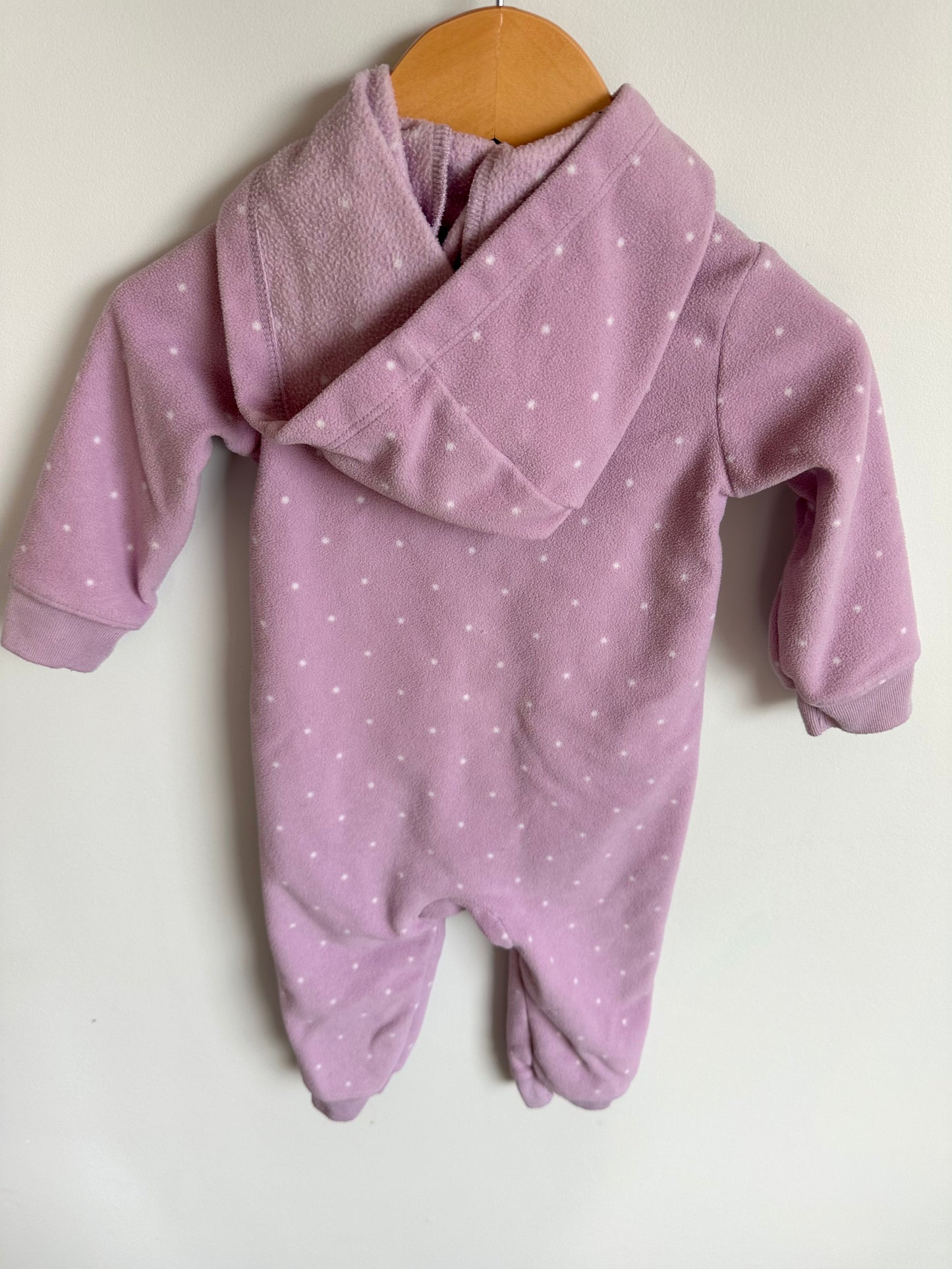 Lilac Dotted Jumpsuit / 12m